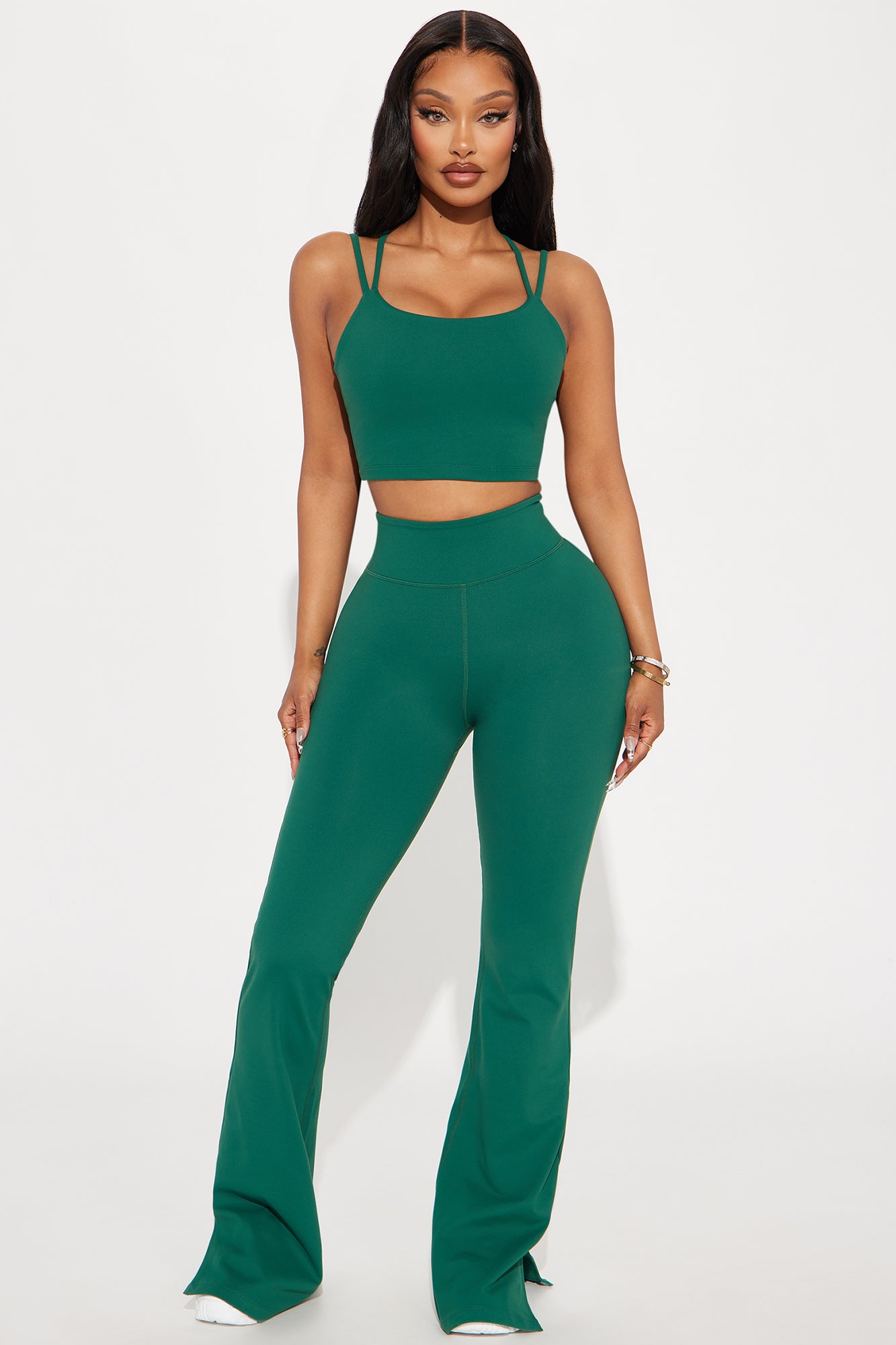 Power Flow Super Soft Active Yoga Pant - Emerald - Image 3