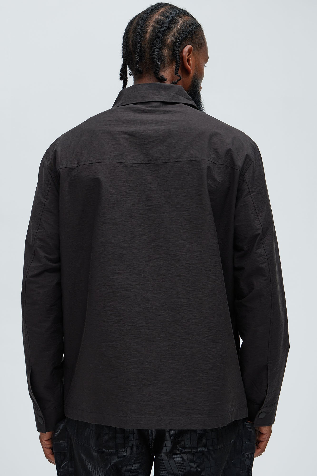 Top Tech Button Up Shirt - Black - Image 4
