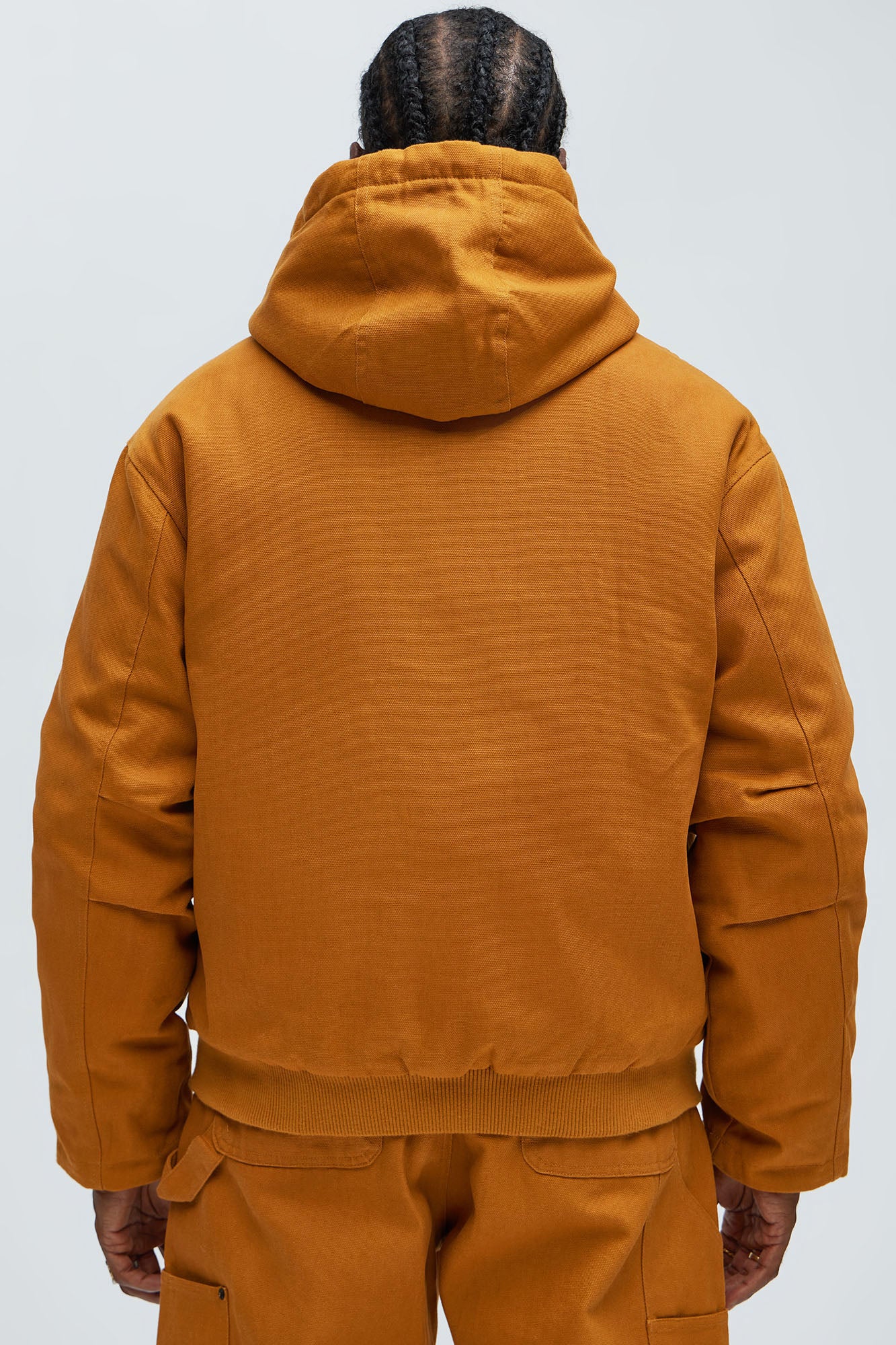 Alexander Utility Canvas Hooded Jacket - Tan - Image 7