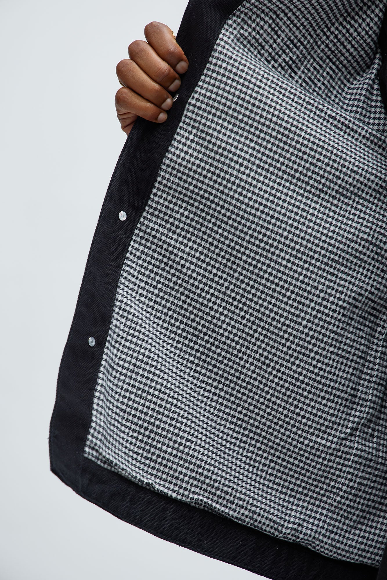 Alexander Utility Canvas Chore Jacket - Black - Image 8