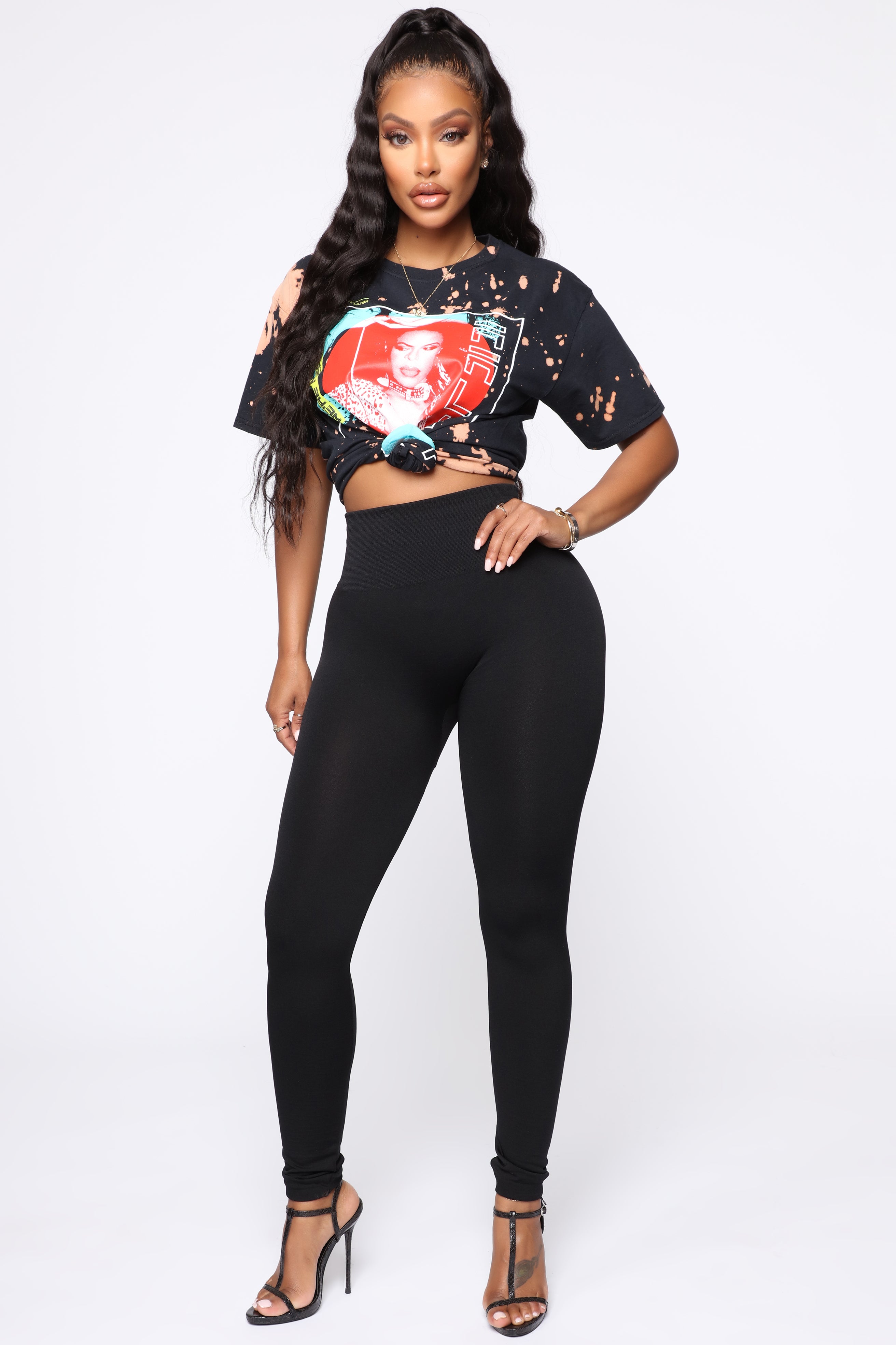 Smooth It Out High Rise Legging - Black - Image 3
