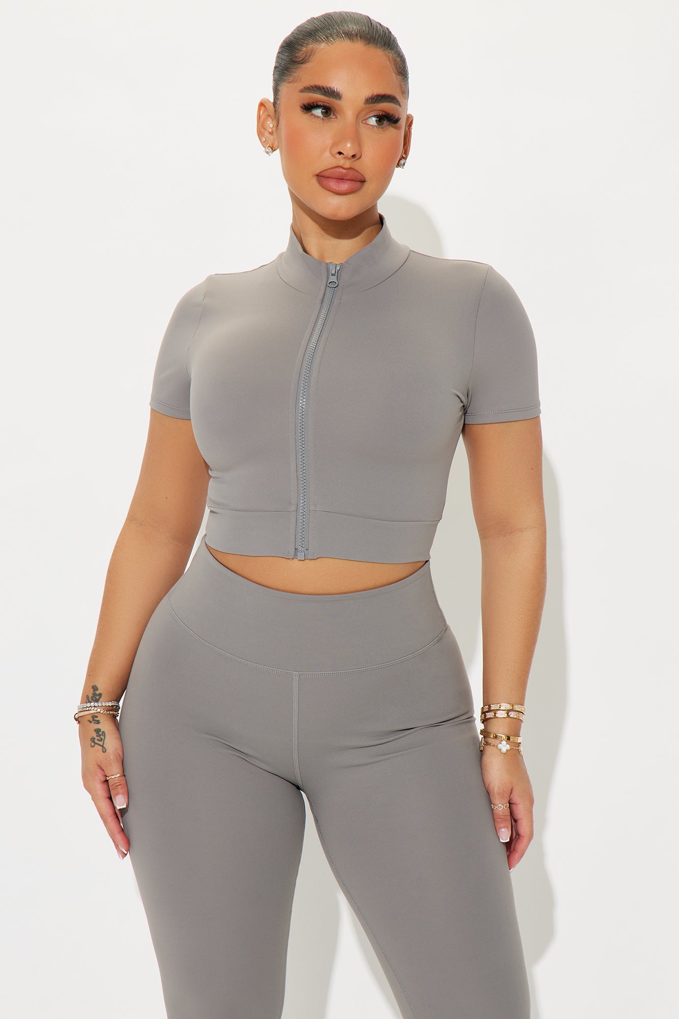 Trail Trek Super Soft Active Top - Charcoal - Image 3