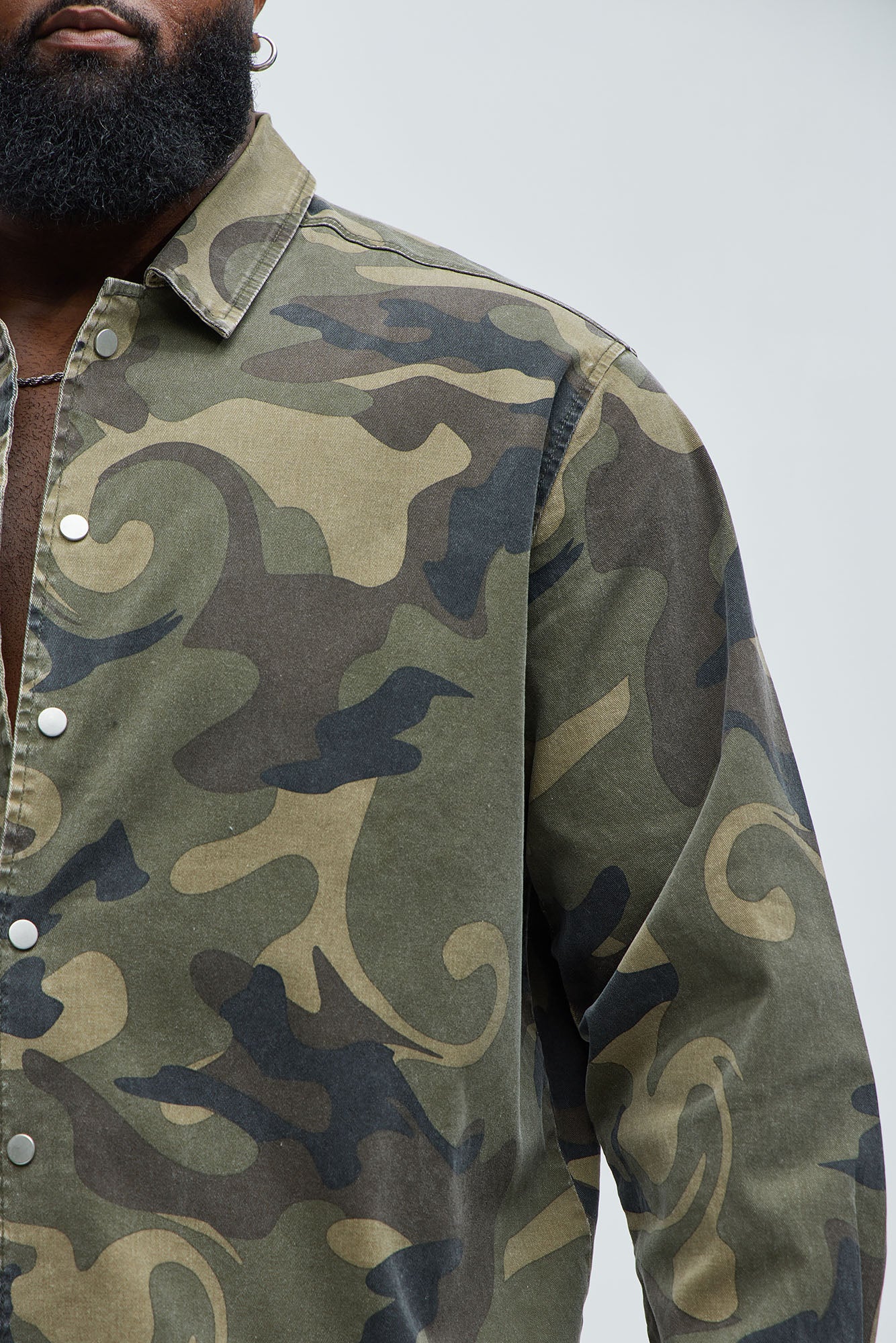 Won't Do Camo Long Sleeve Shirt - Camouflage - Image 7