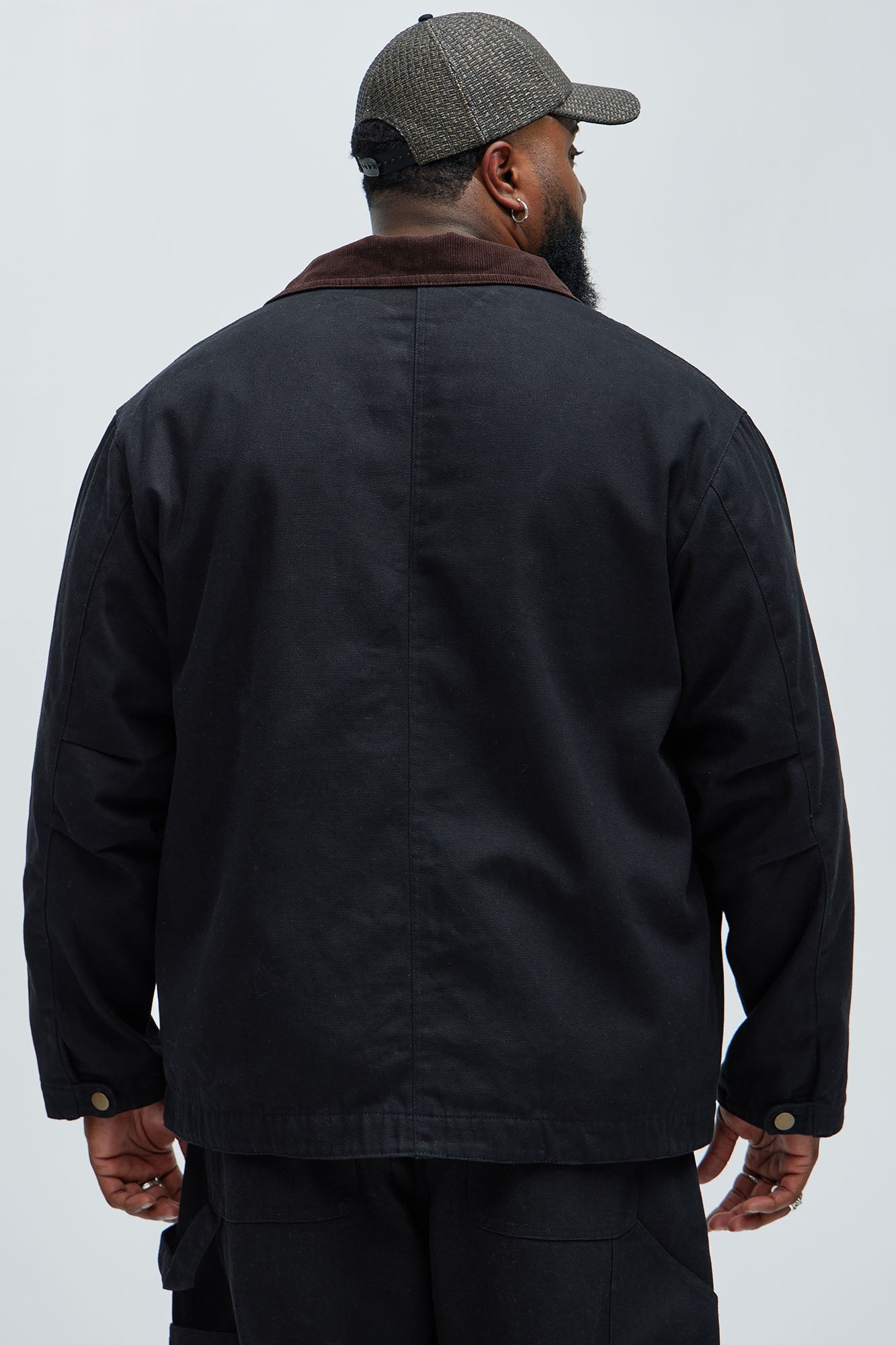 Alexander Utility Canvas Chore Jacket - Black - Image 14