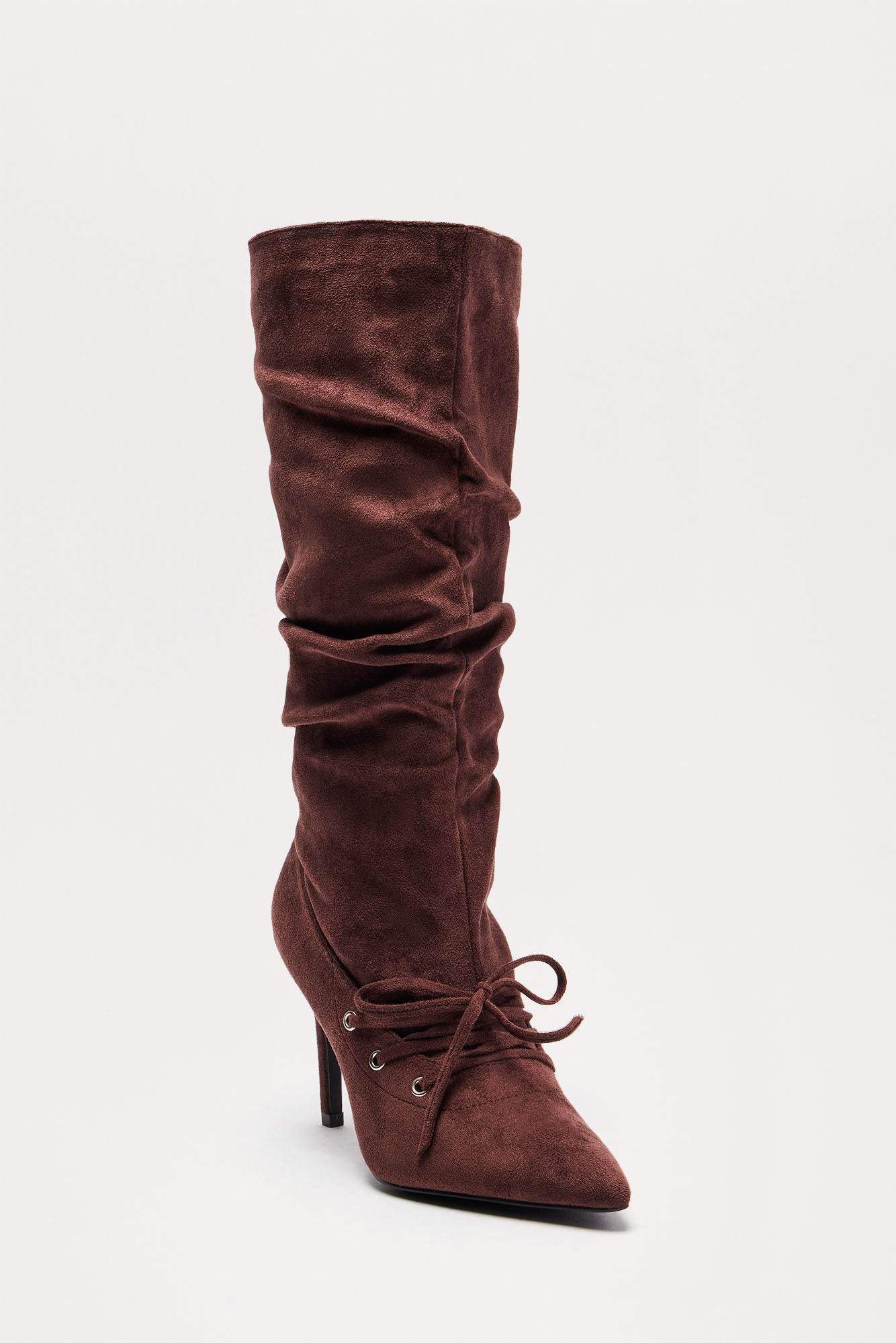 Oakley Slouchy Knee High Boots - Brown - Image 3