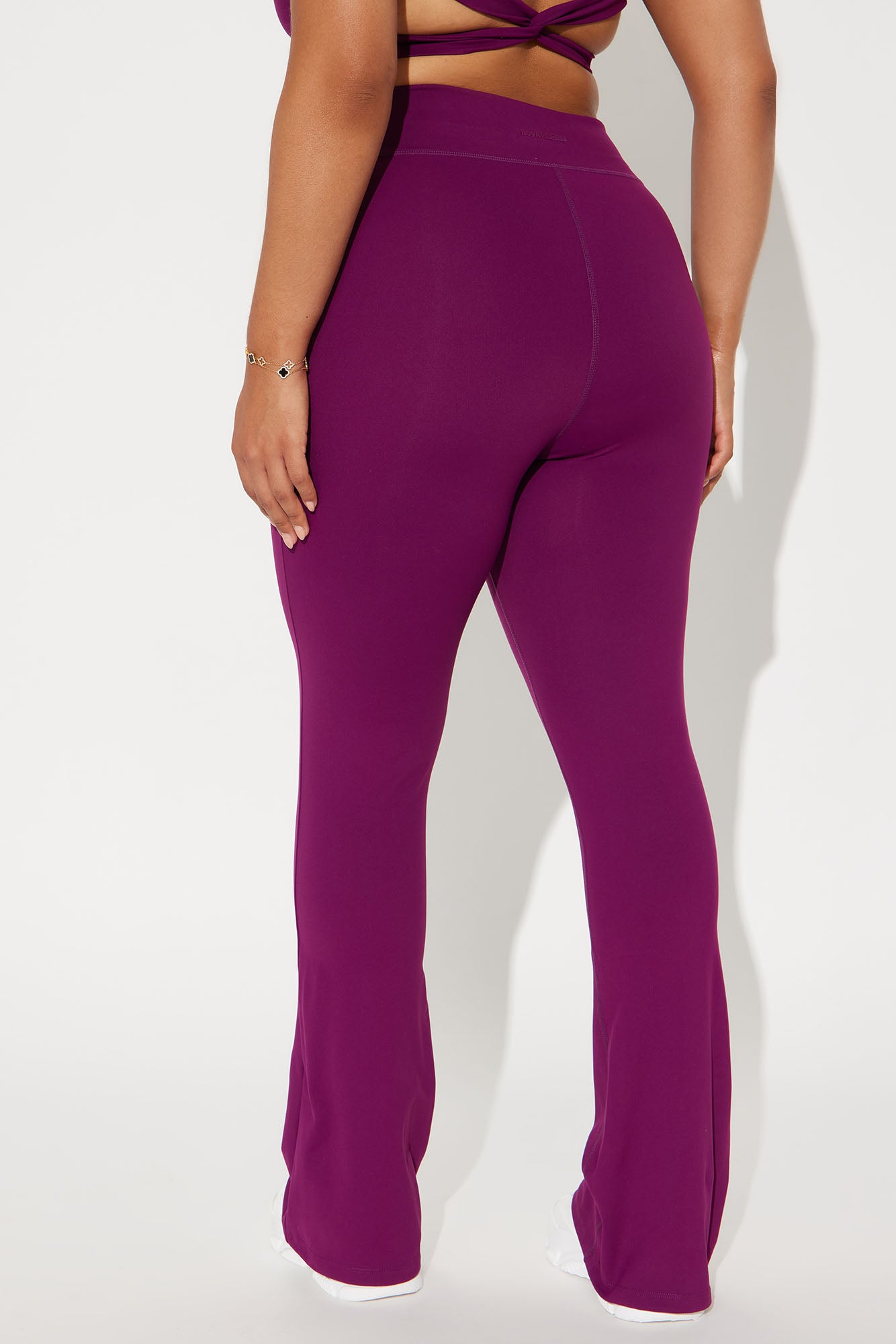 Fire Flow Super Soft Active Yoga Pant - Plum - Image 8