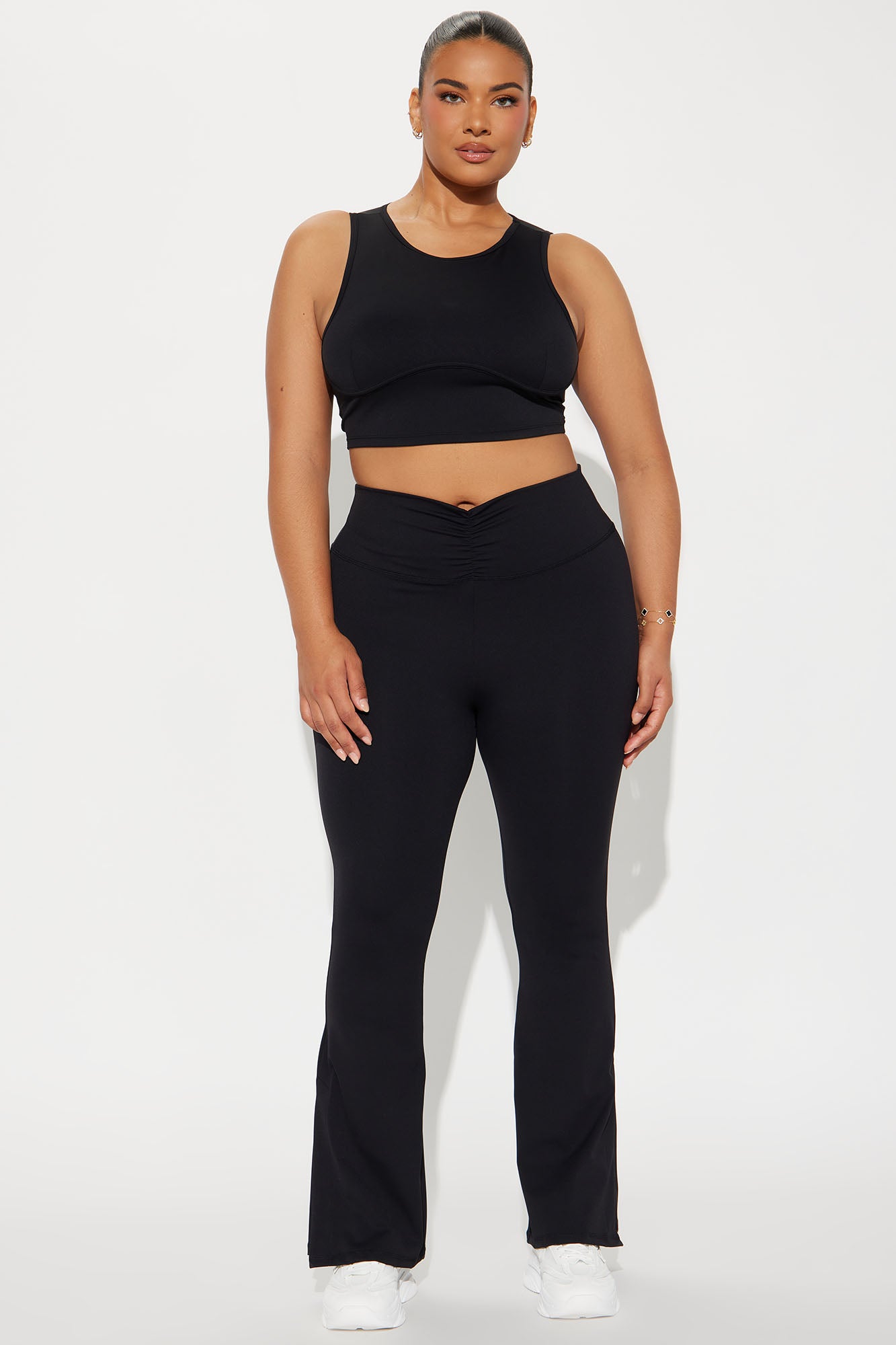 Pilates Girl Active Flare Pant - Black - Image 4