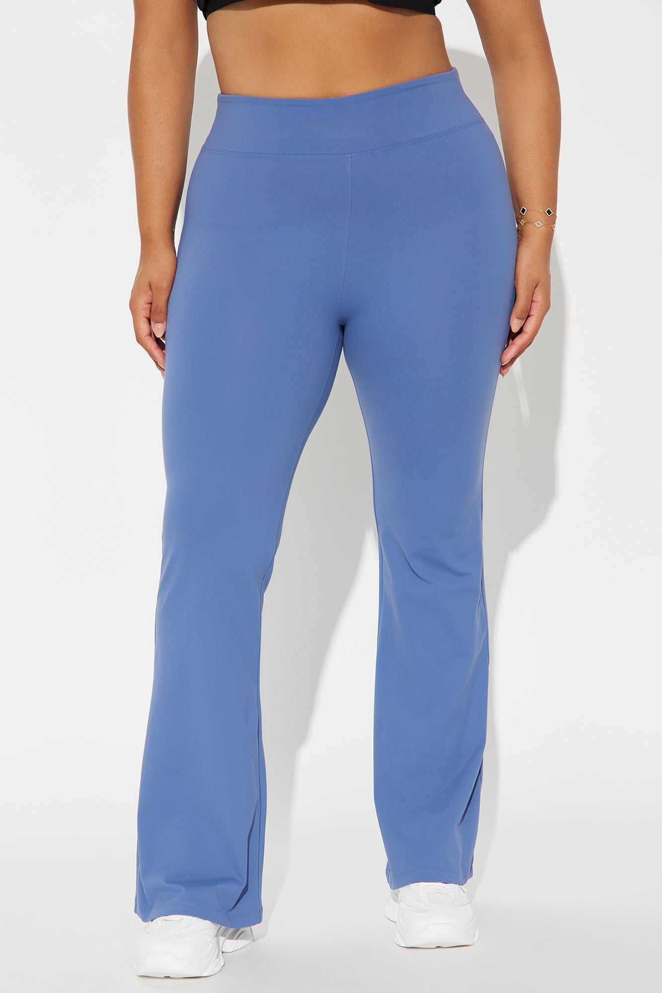 Body Burn Super Soft Active Yoga Pant - Slate Blue - Image 6