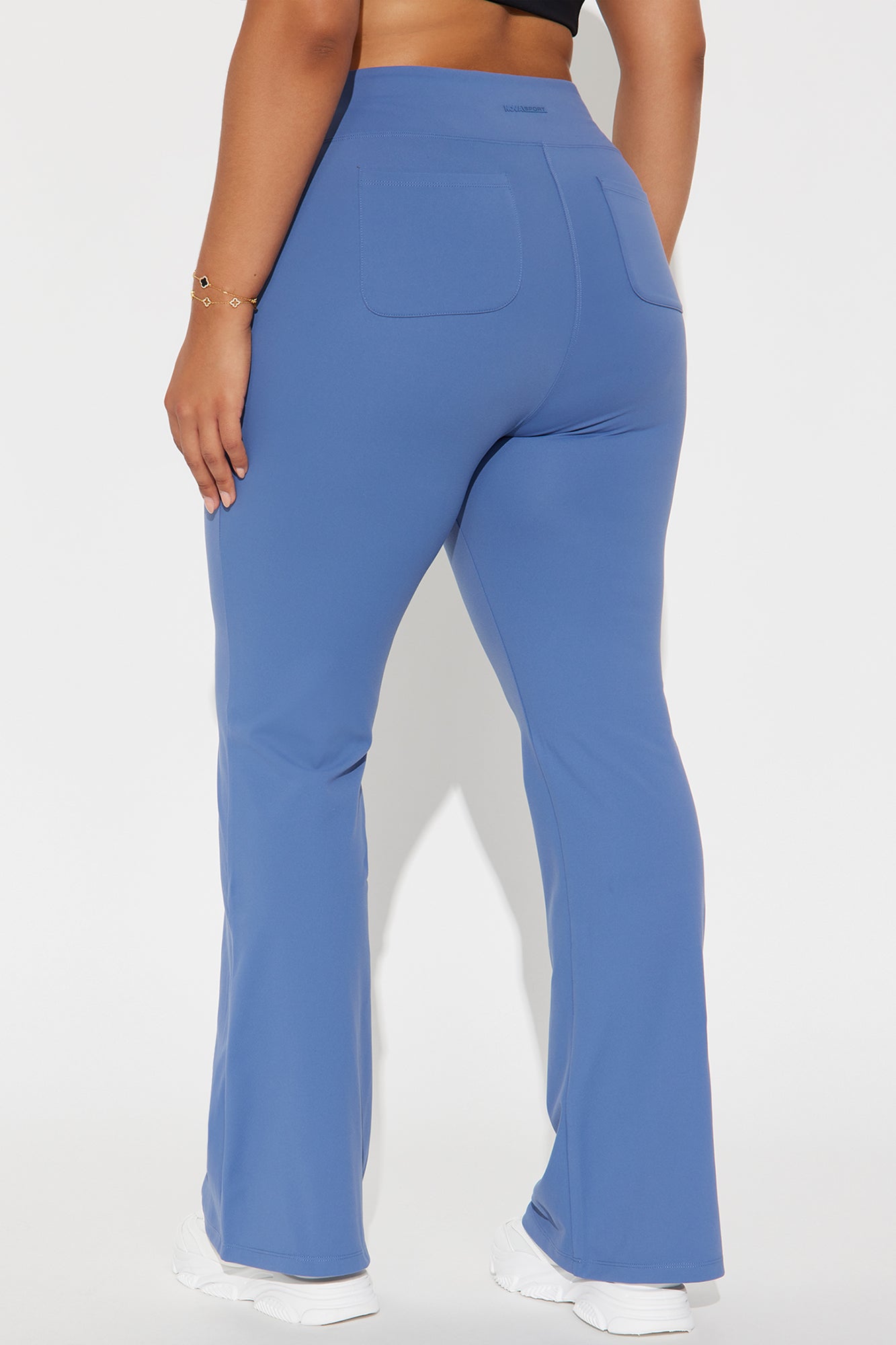 Body Burn Super Soft Active Yoga Pant - Slate Blue - Image 8