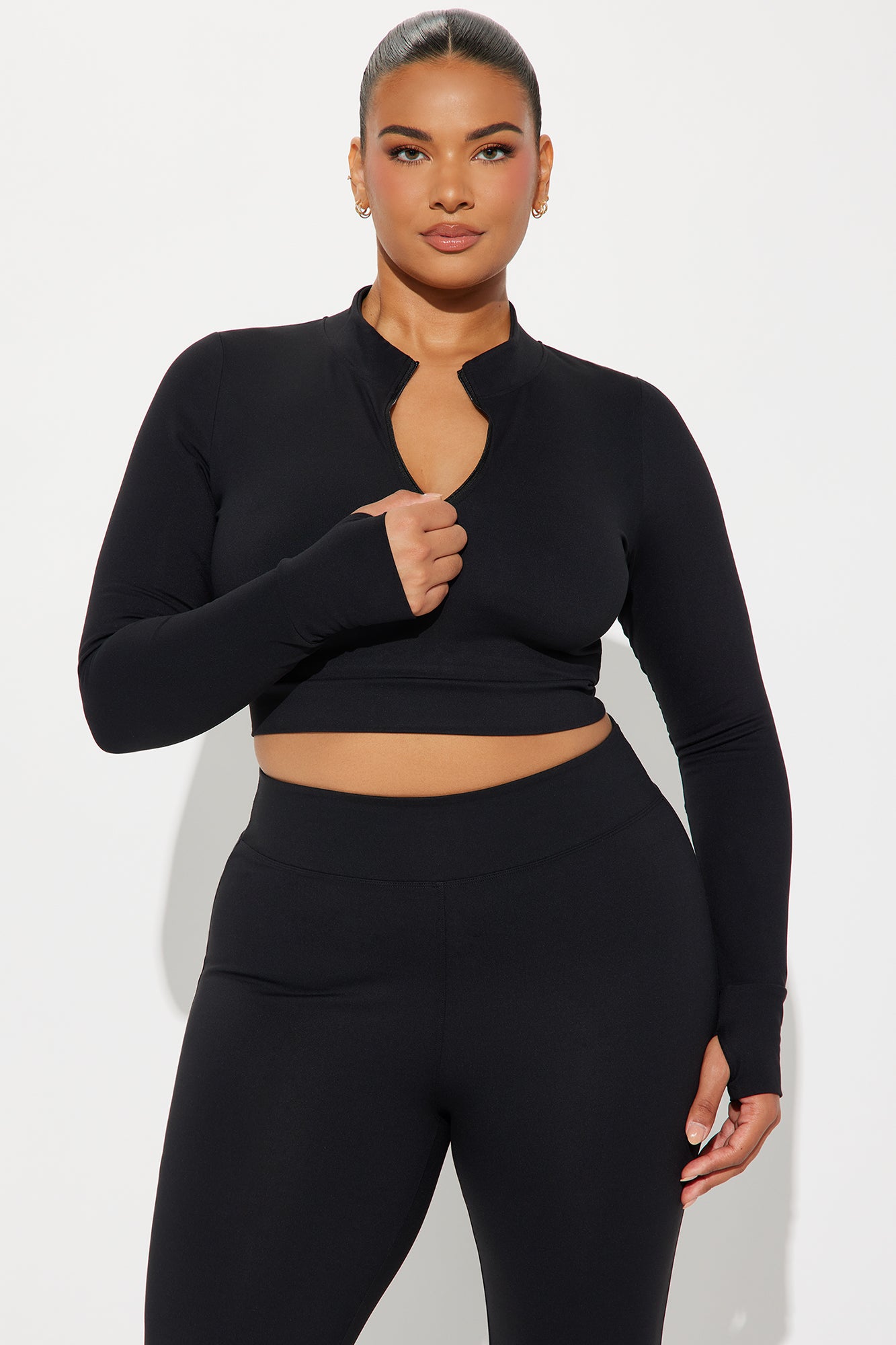Jolie Super Soft Active Top - Black - Image 5