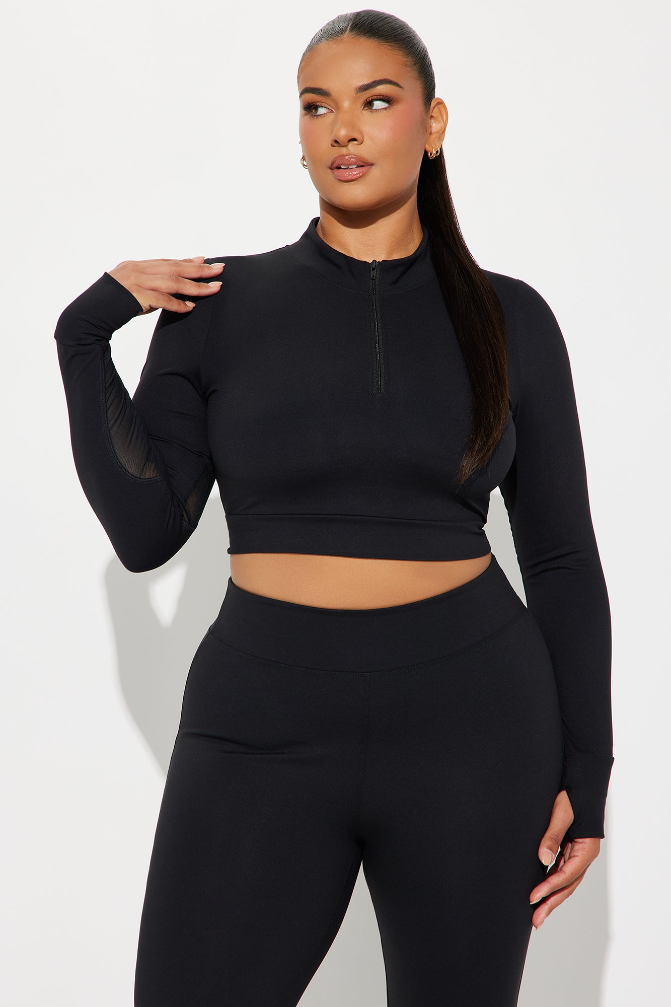 Jolie Super Soft Active Top - Black - Image 7
