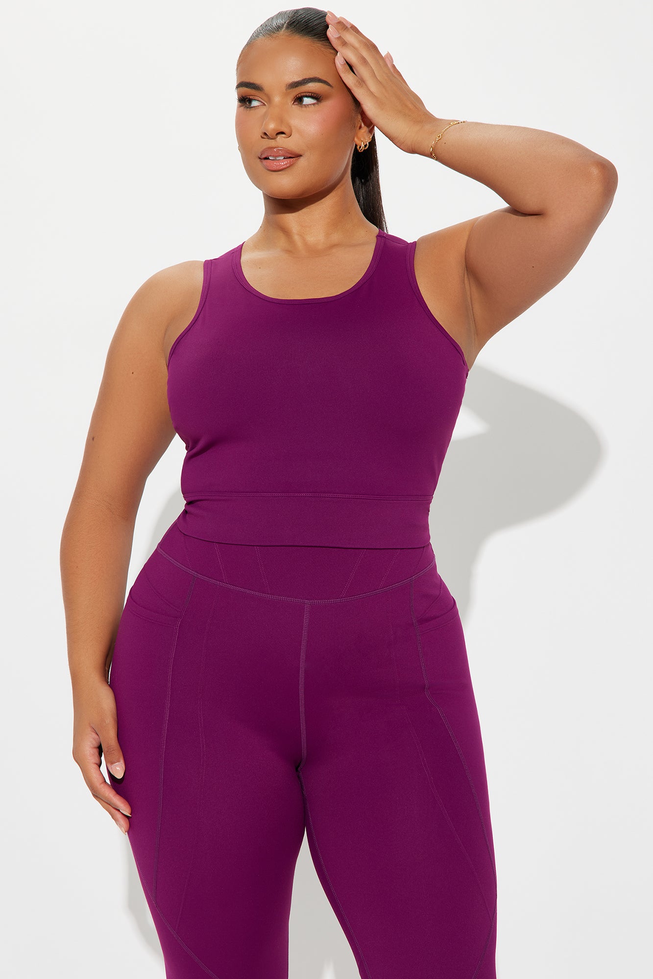 Energy Surge Super Soft Active Top - Plum - Image 6