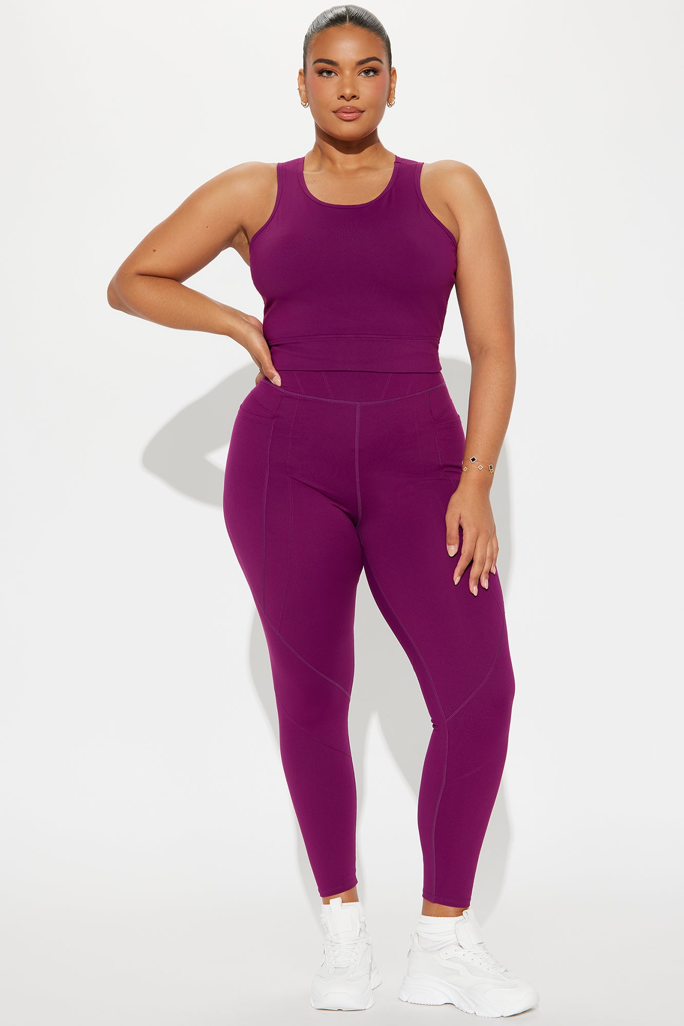 Energy Surge Super Soft Active Top - Plum - Image 5