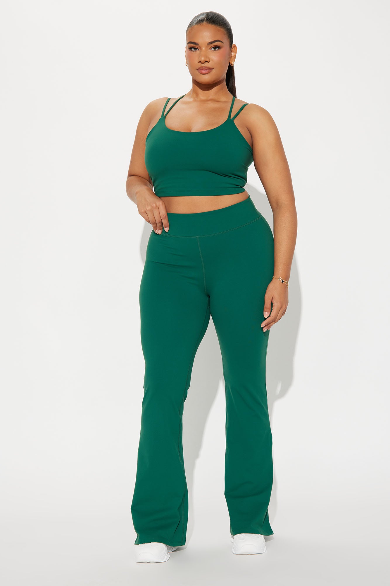 Power Flow Super Soft Active Yoga Pant - Emerald - Image 4