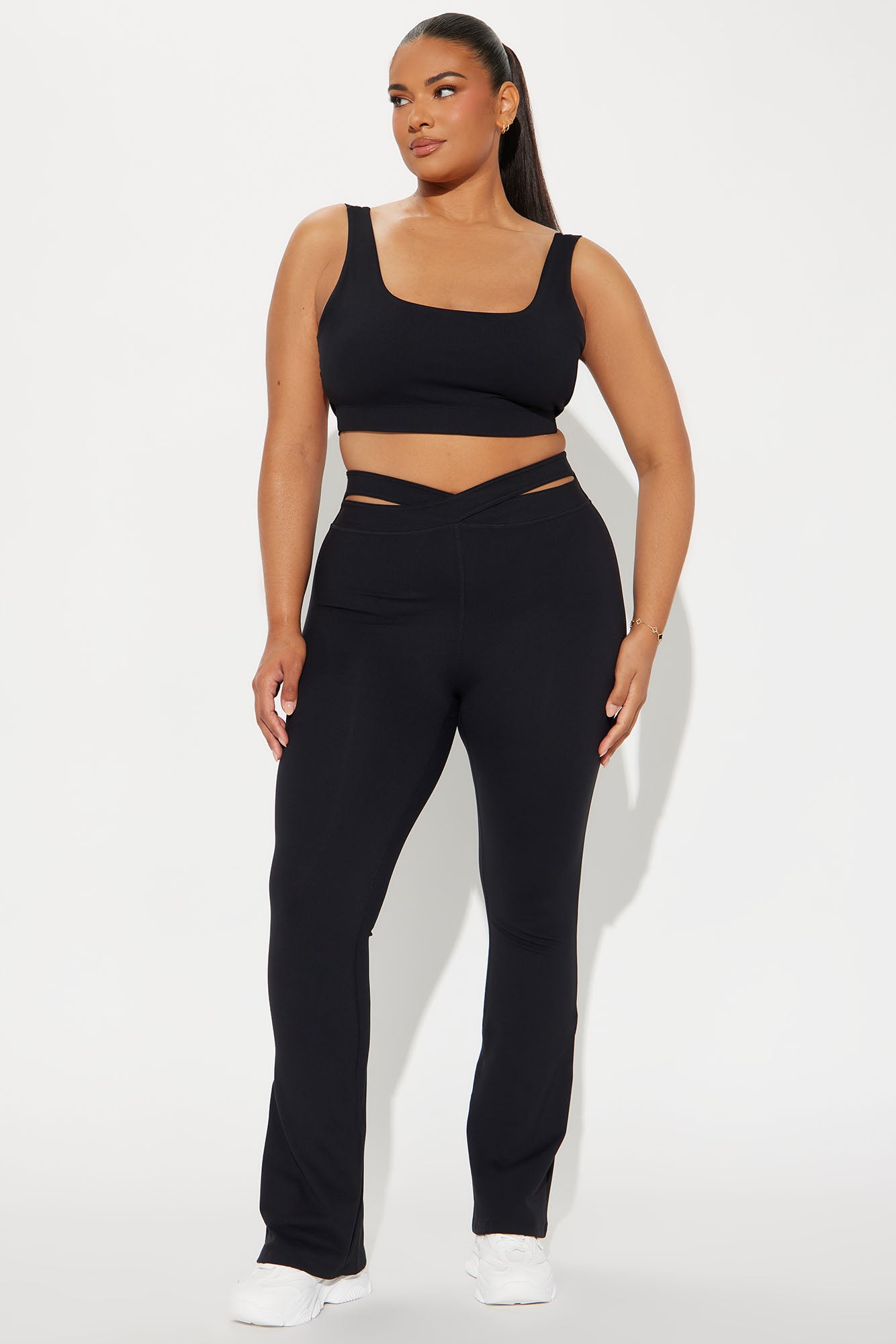 Fire Flow Super Soft Sports Bra - Black - Image 6