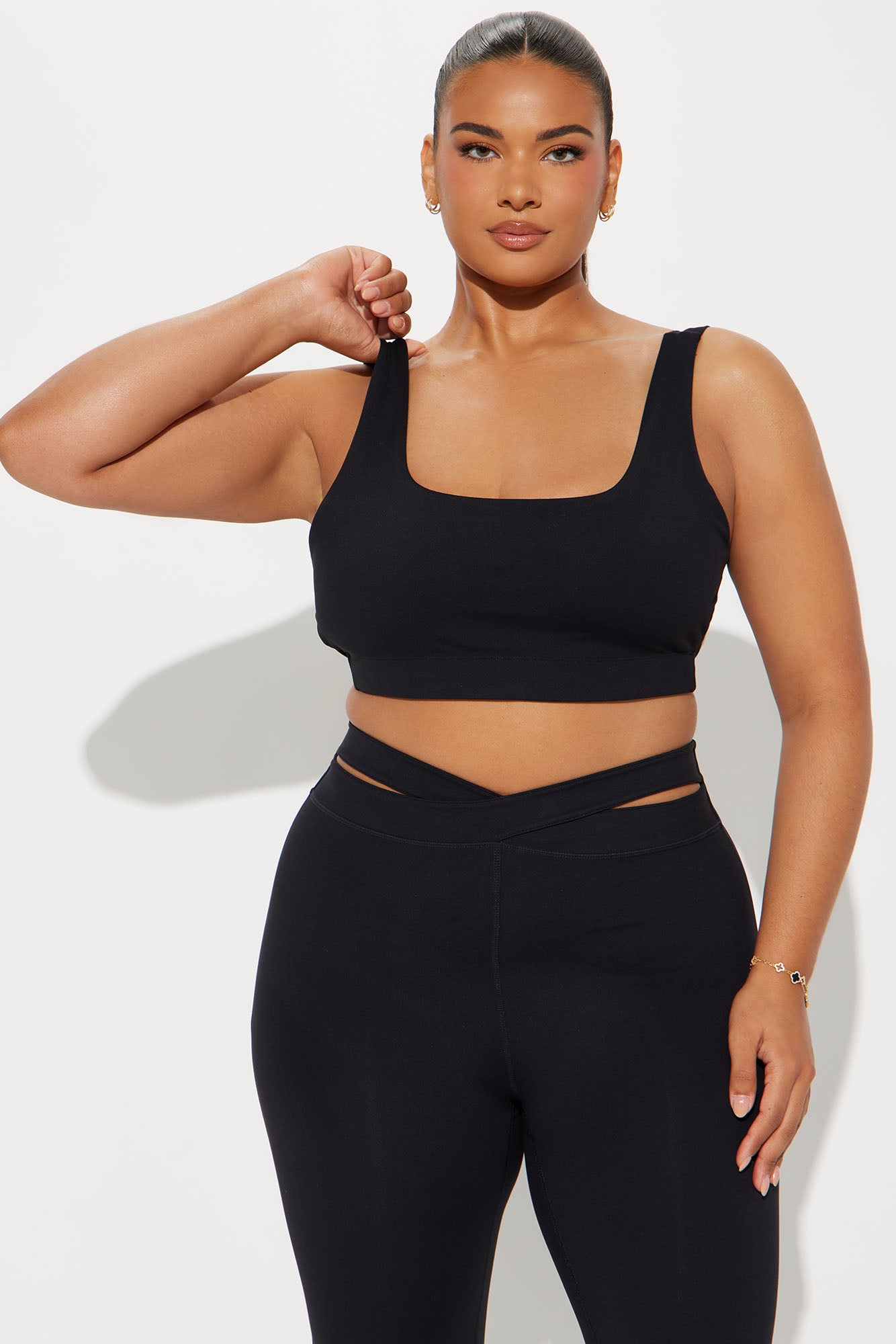 Fire Flow Super Soft Sports Bra - Black - Image 5