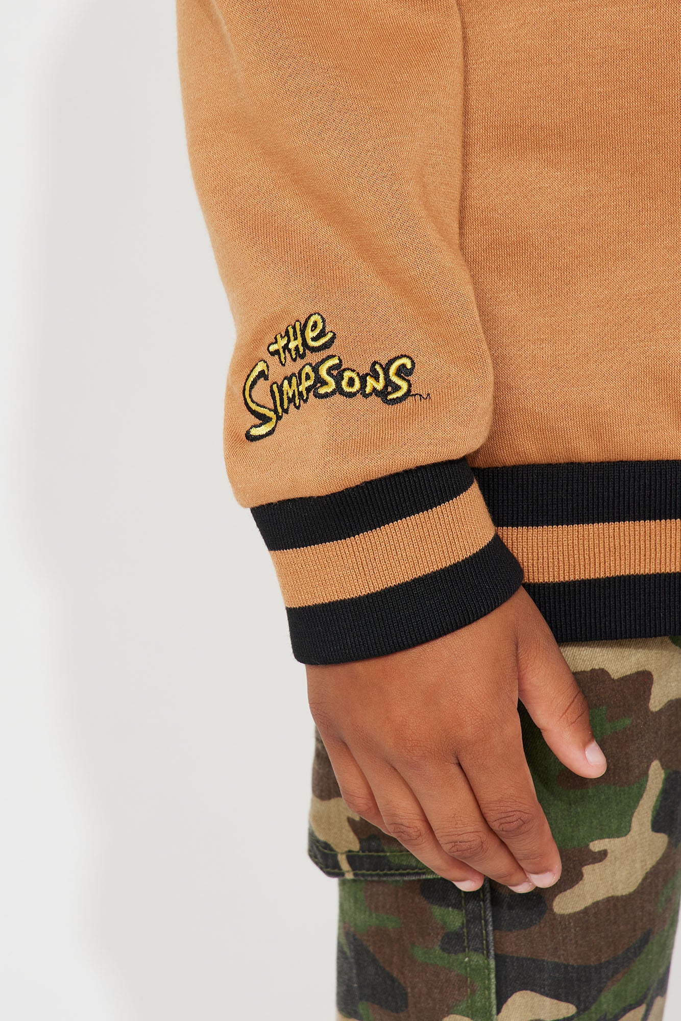 Mini Homer Crew Fleece Sweatshirt - Bronze - Image 5