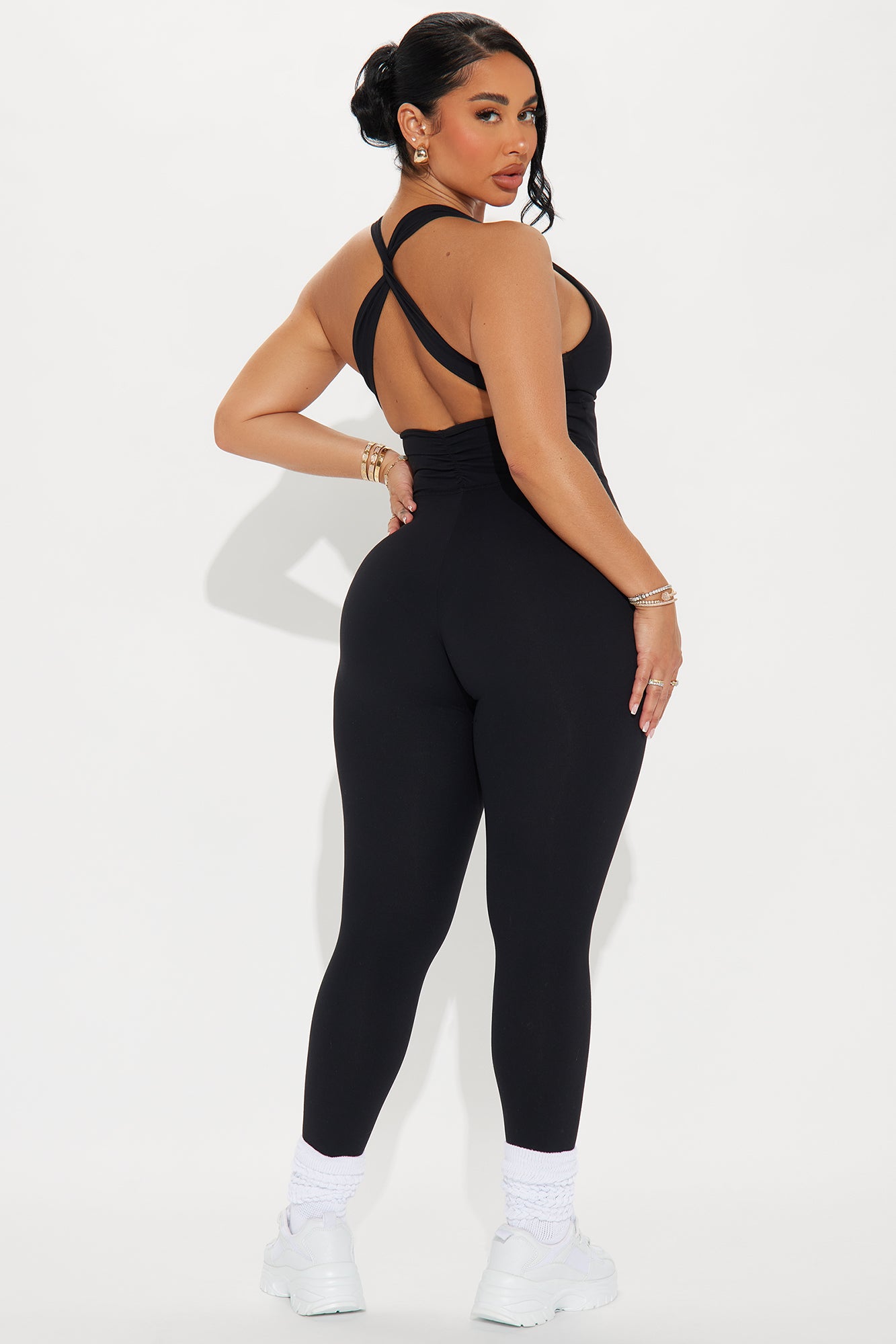 Last Flow Super Soft Active Jumpsuit - Black - Image 4