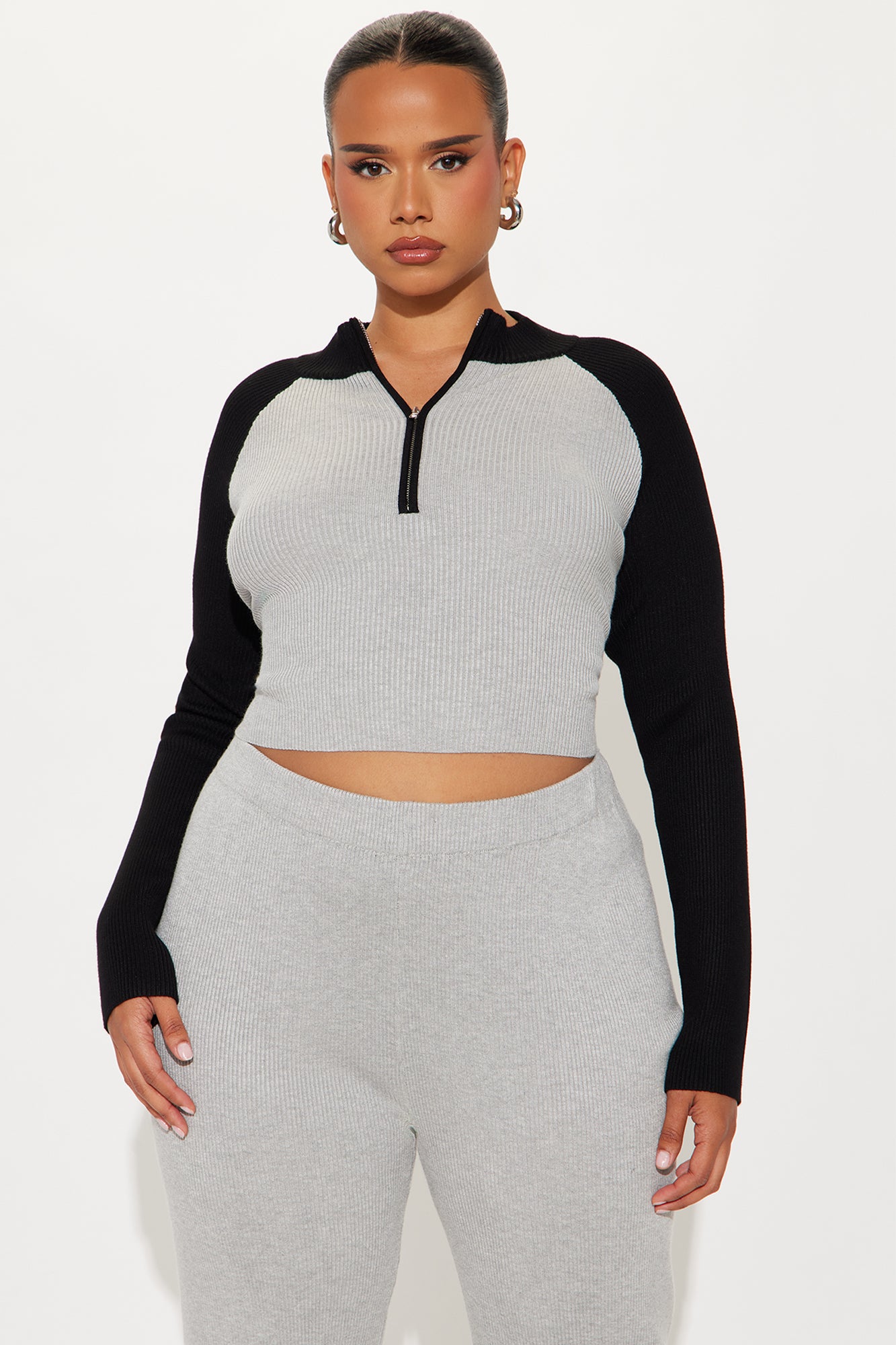 Alizha Sweater Pant Set - Grey/combo - Image 6