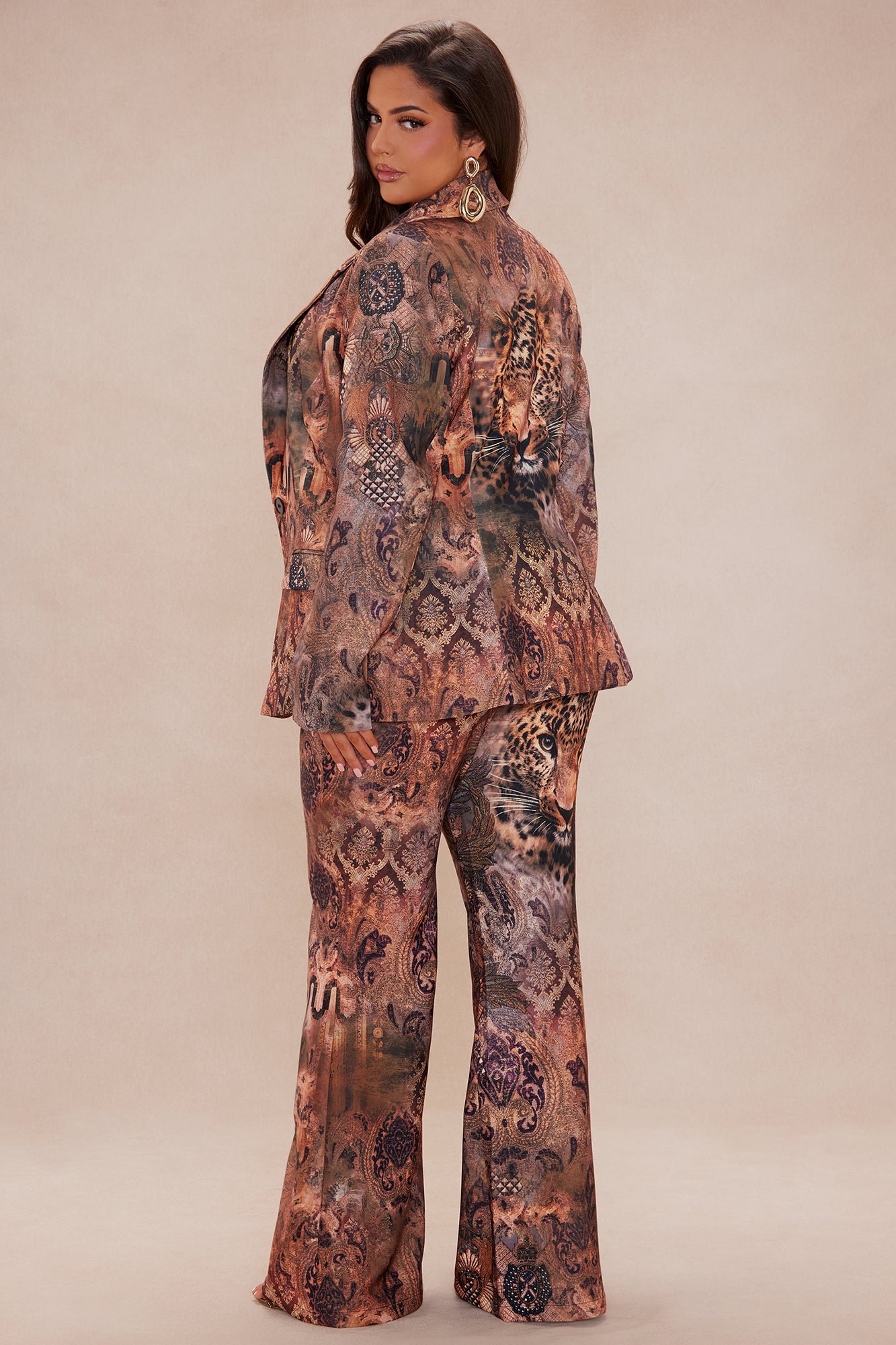 Exotic Suit Set - Brown Combo - Image 9