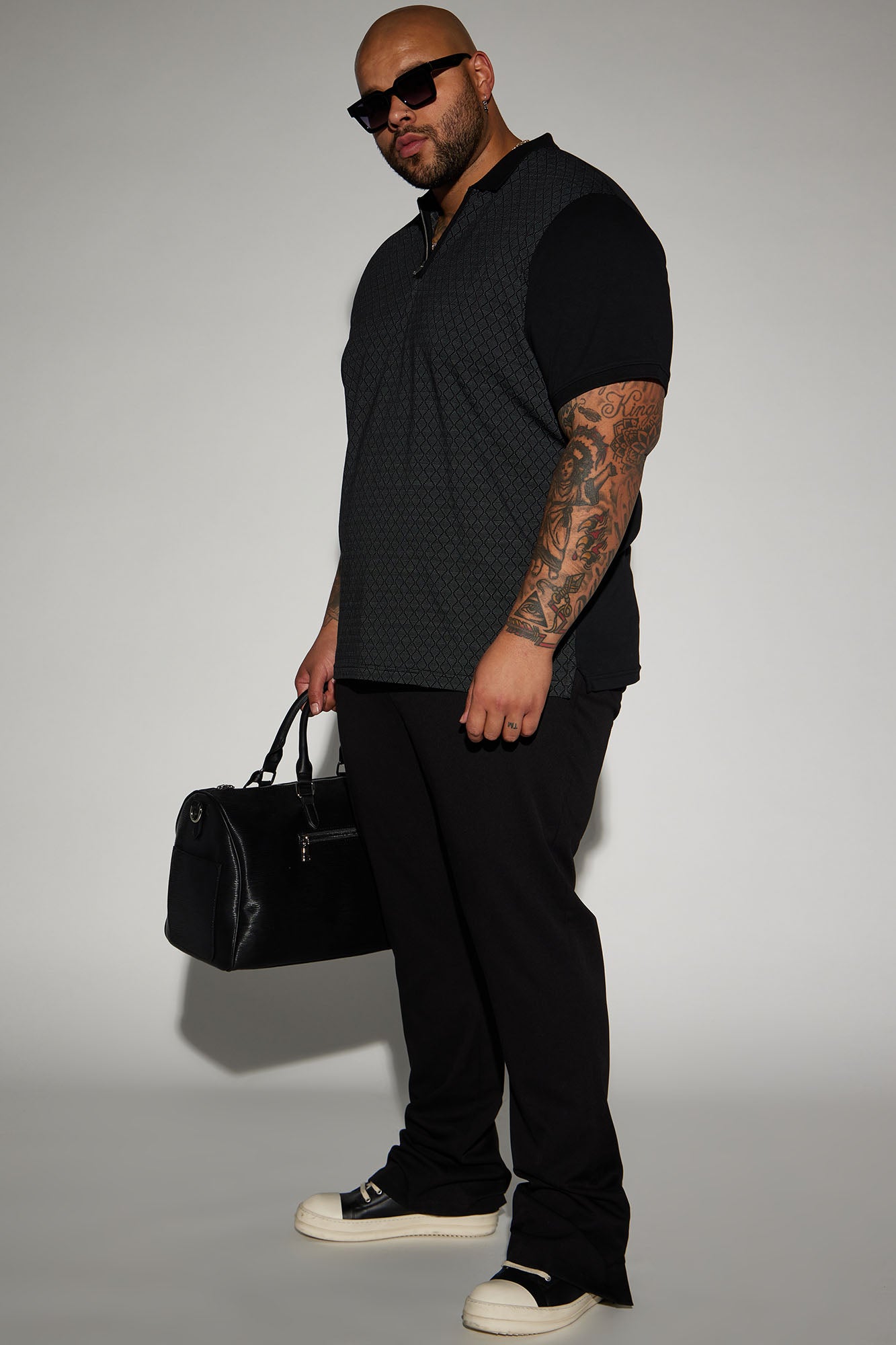 Bogey Short Sleeve Polo - Black - Image 6