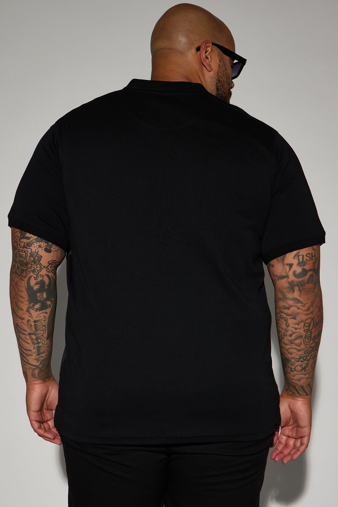 Bogey Short Sleeve Polo - Black - Image 8