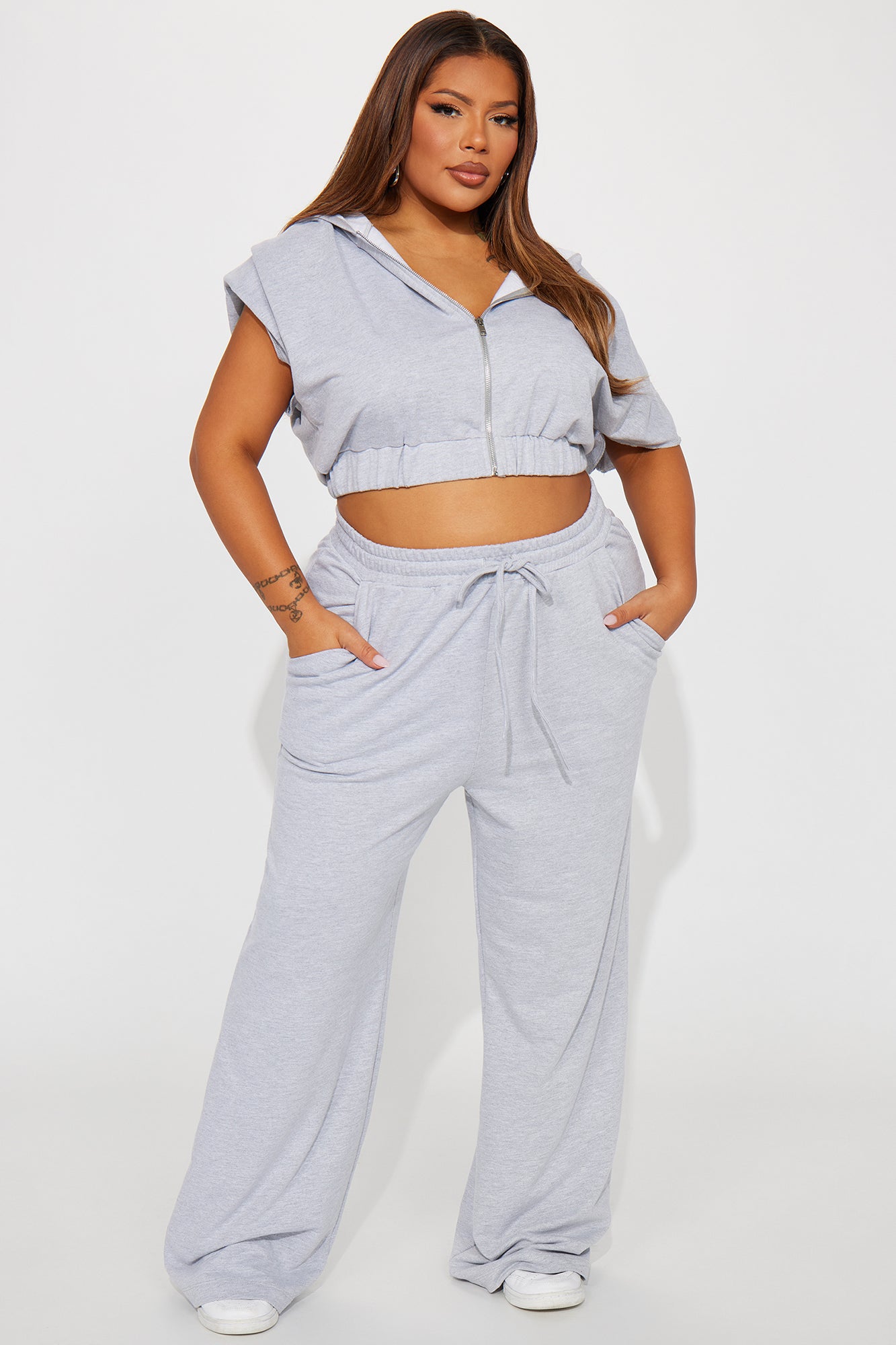 Time Travel Lounge Pant - Heather Grey - Image 4
