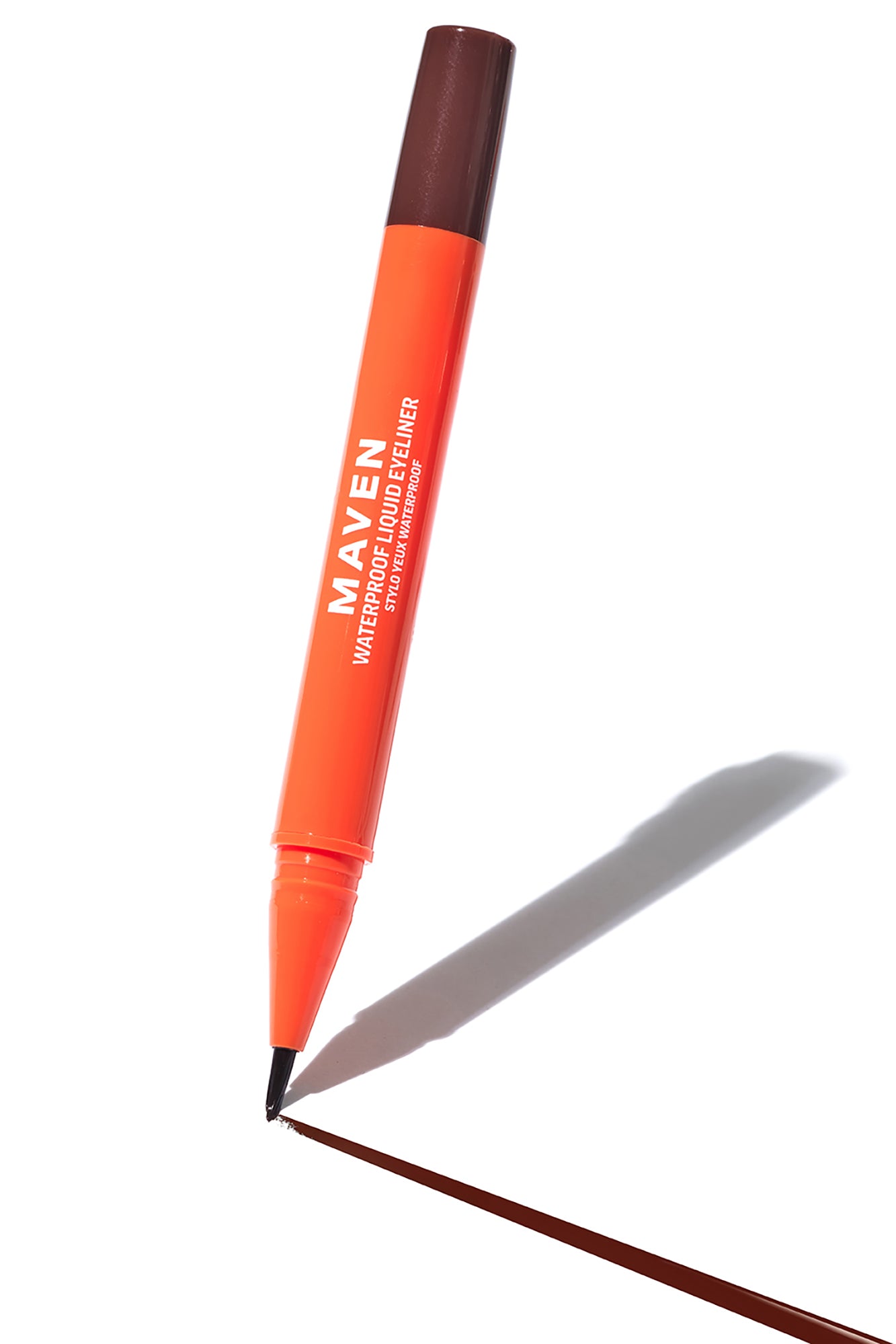 Maven Waterproof Liquid Eyeliner - Brown - Image 3