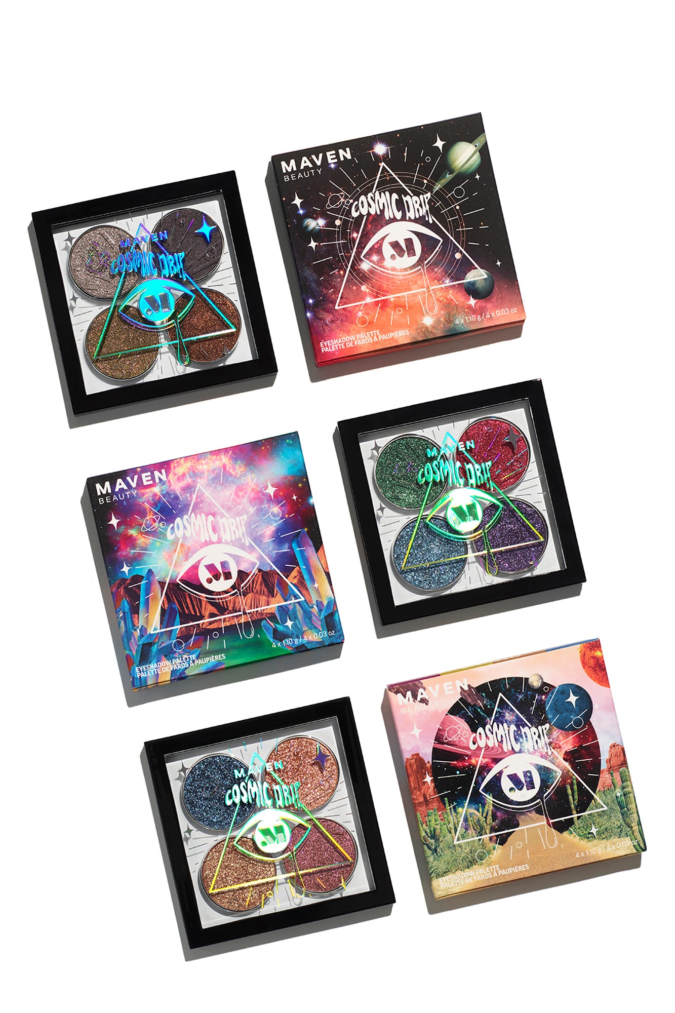 Maven Cosmic Drip Eyeshadow Palette - Nova - Image 8