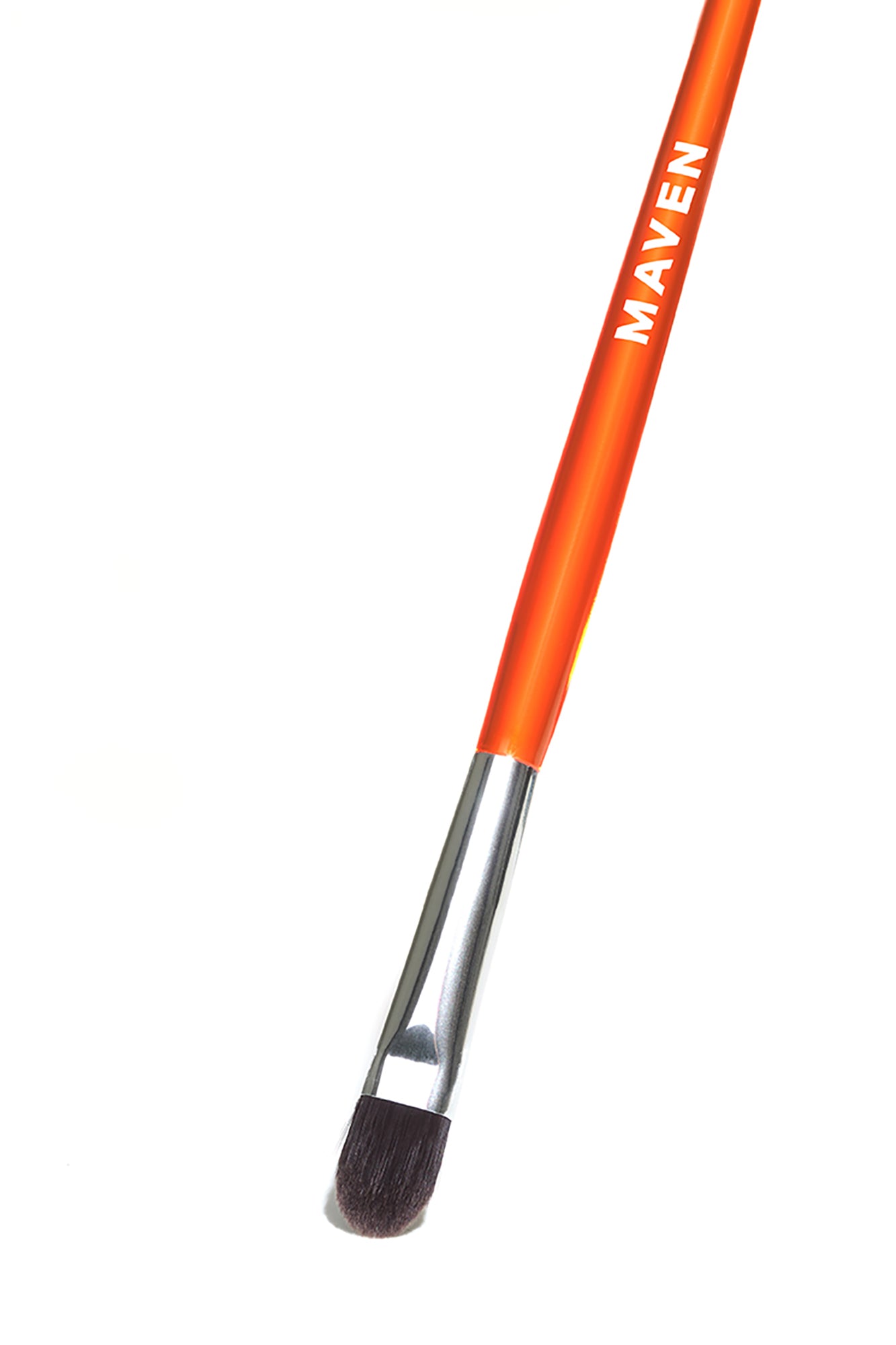 Maven Pro Artistry Flat Concealer Brush - Orange/Silver - Image 3