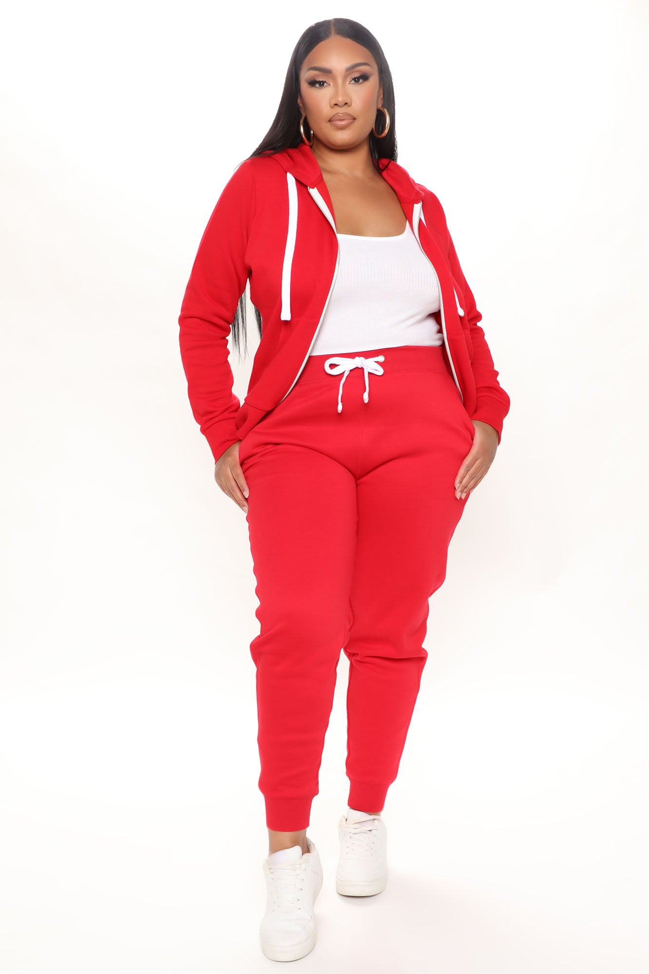 Relaxed Vibe Joggers - Red - Image 5