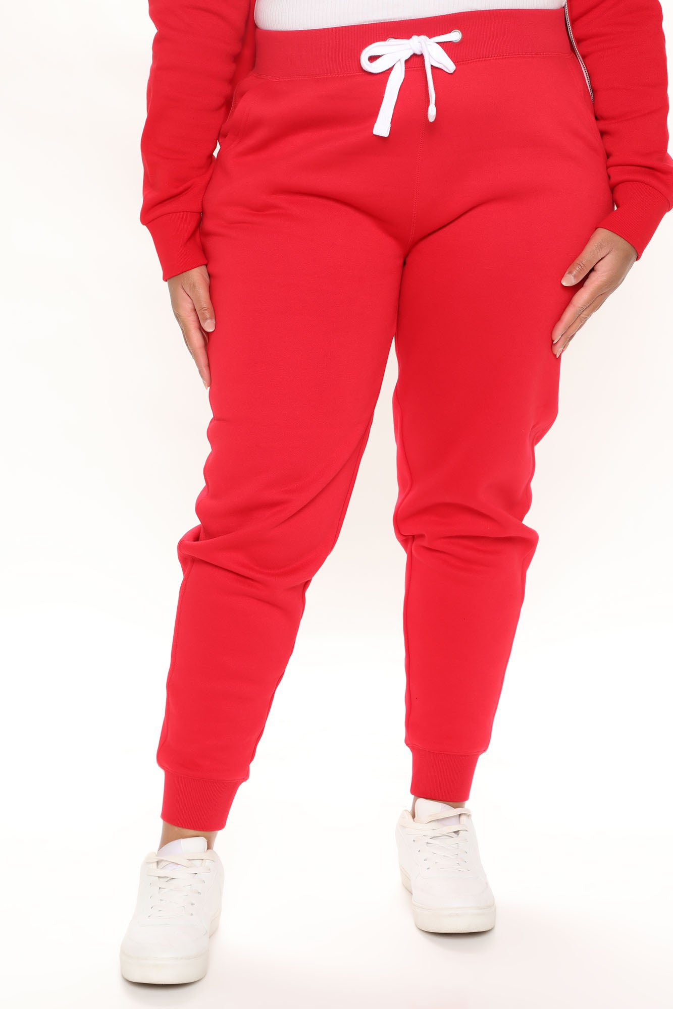 Relaxed Vibe Joggers - Red - Image 4