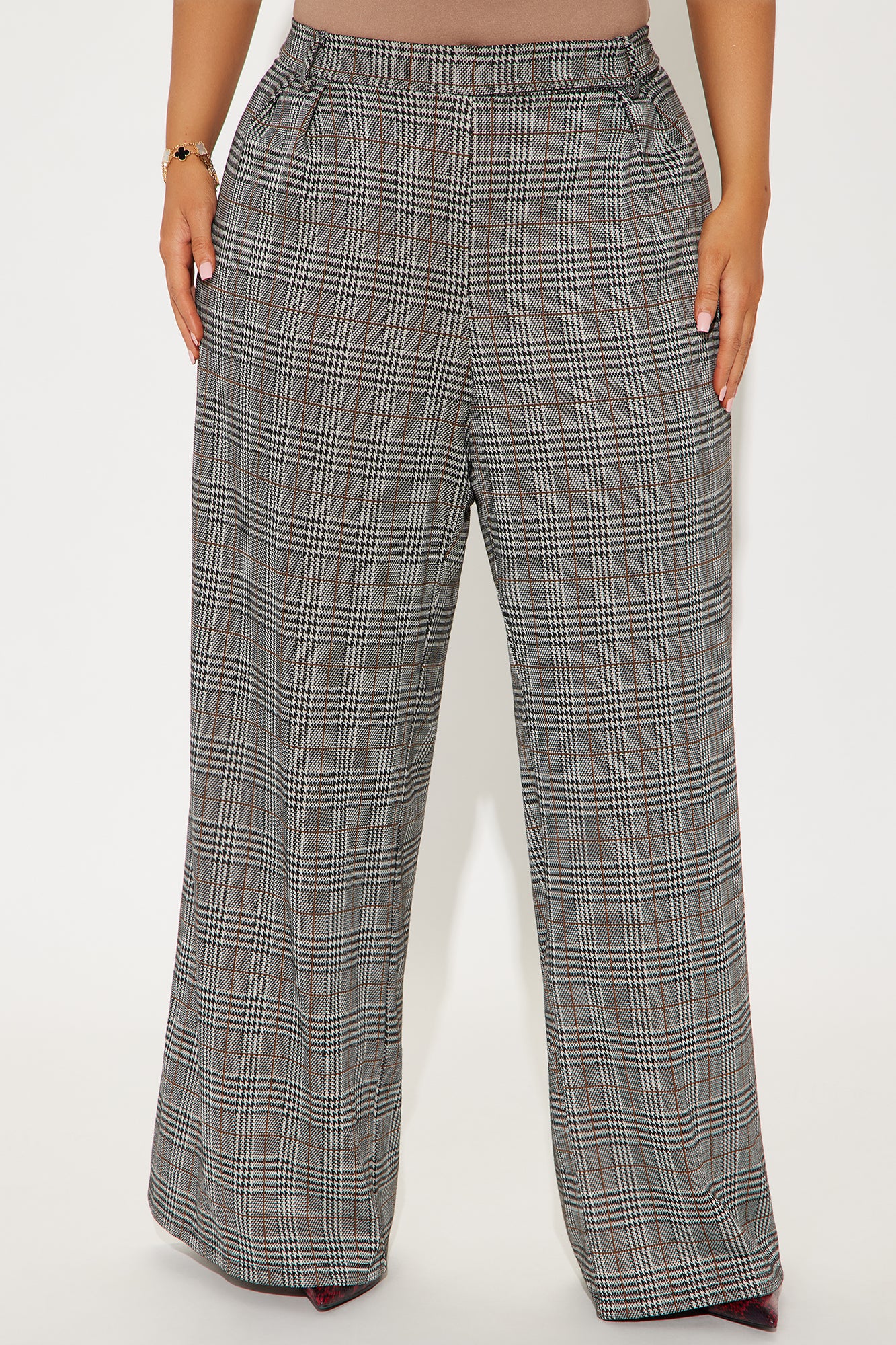 Trieste Houndstooth Trouser - Black/White - Image 5