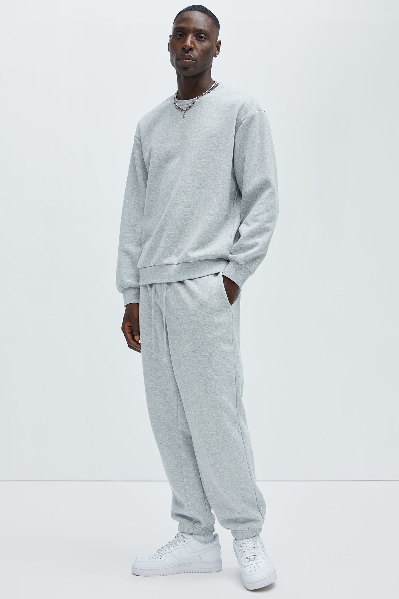 Tyson Relaxed Gusset Jogger - Heather Grey - Image 7