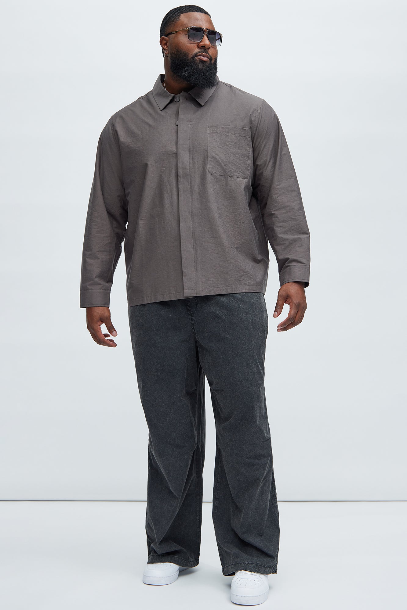 Too Easy Button Up Shirt - Brown - Image 6