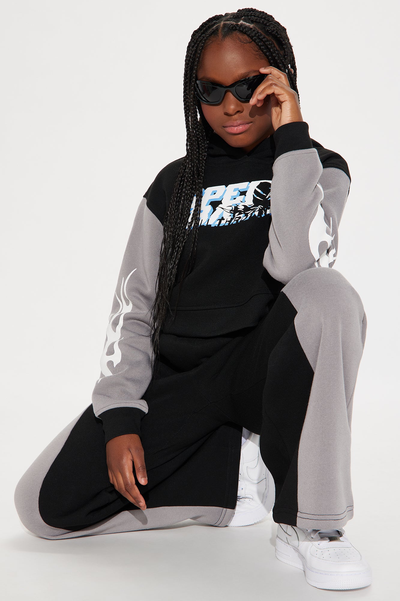 Mini 08 Speed Pant Set - Black/Silver - Image 3
