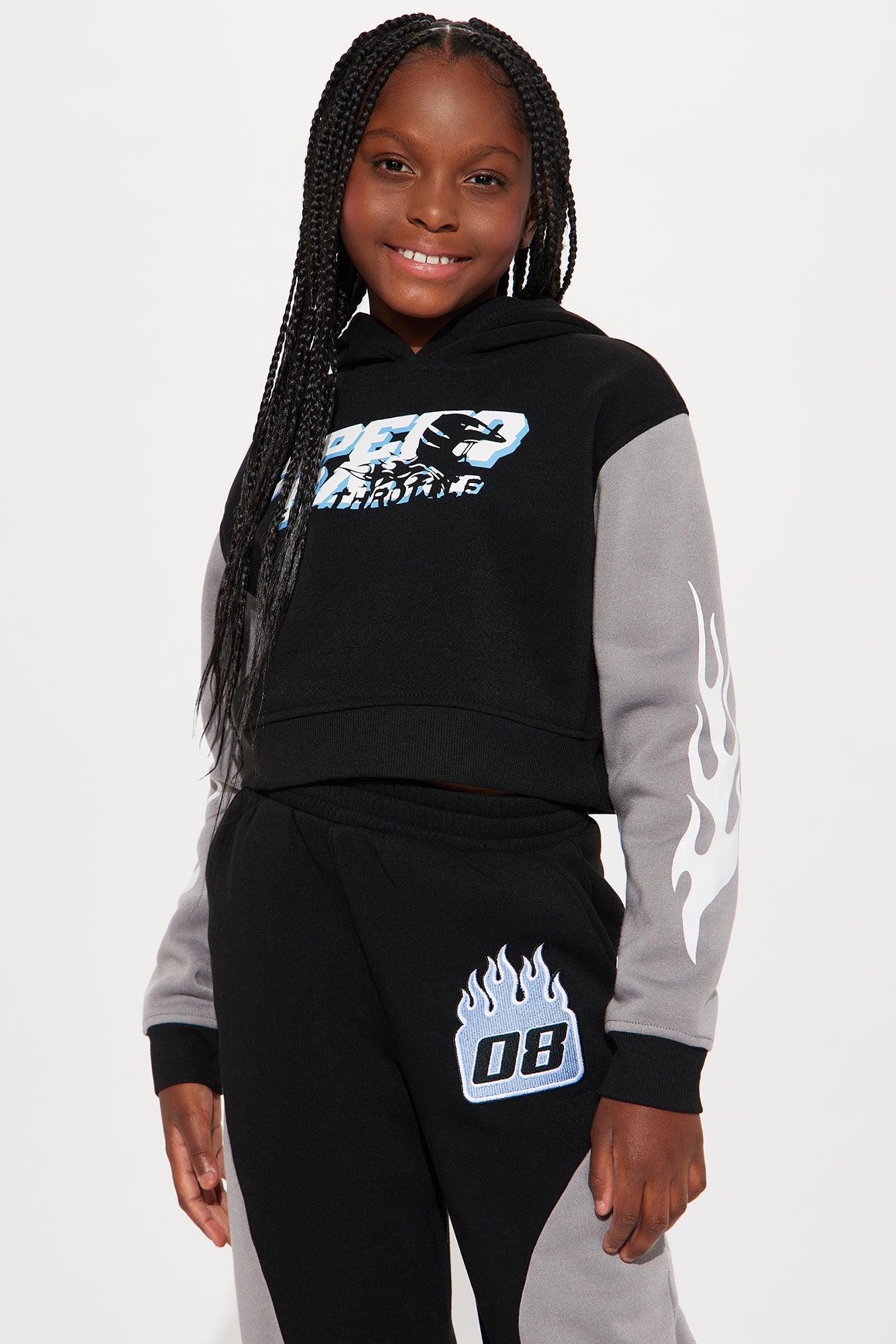 Mini 08 Speed Pant Set - Black/Silver - Image 4