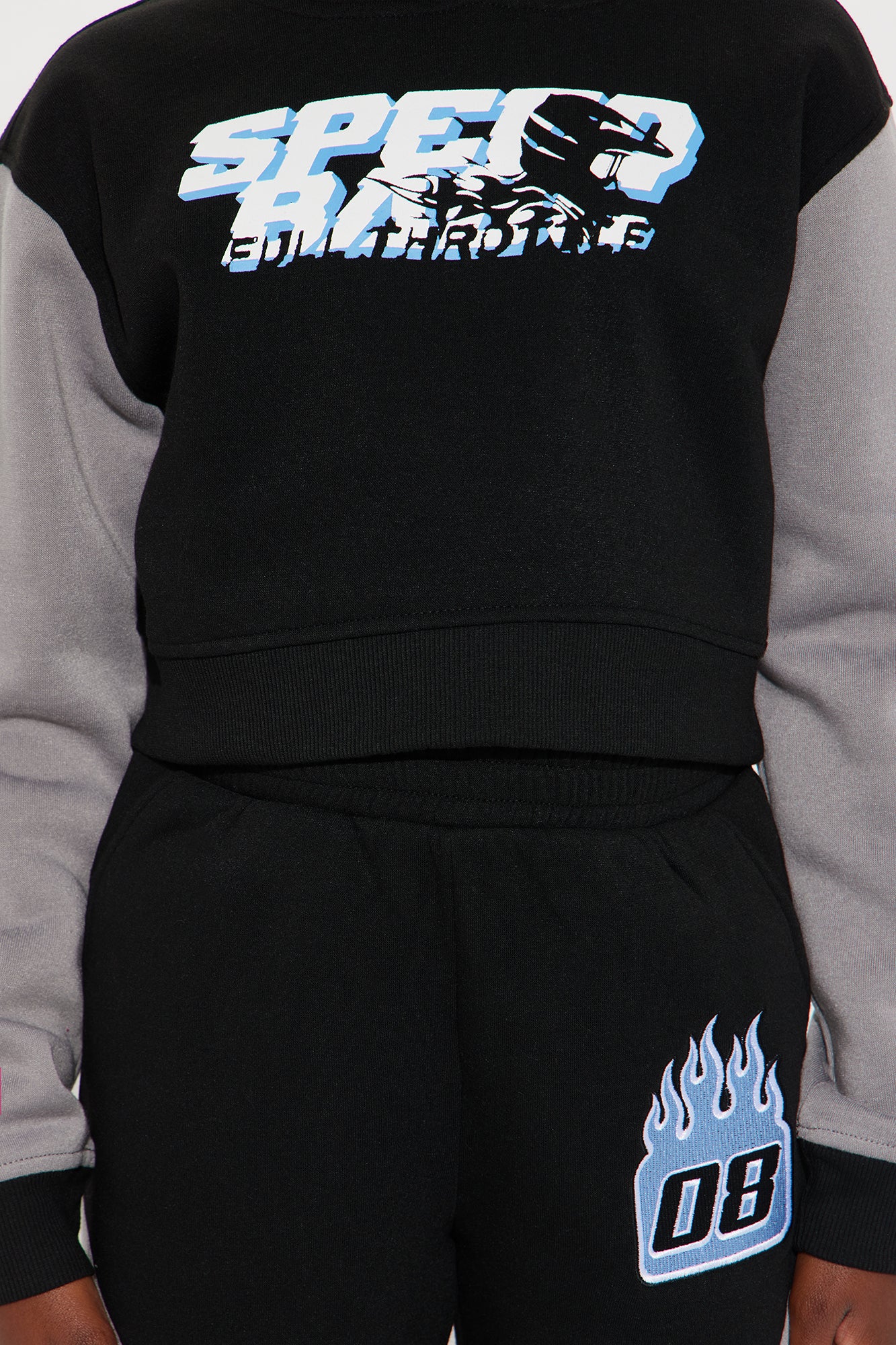 Mini 08 Speed Pant Set - Black/Silver - Image 5