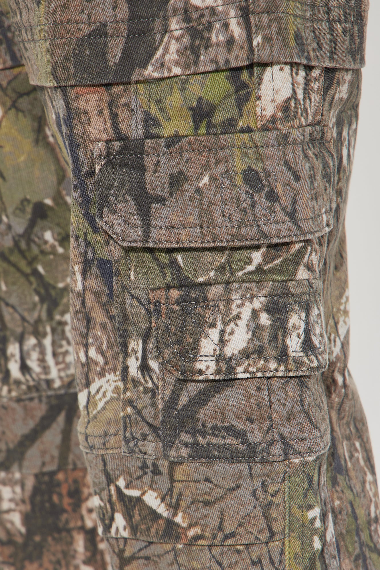 Mini Bree Camo Stretch Cargo Jean - Olive/combo - Image 3