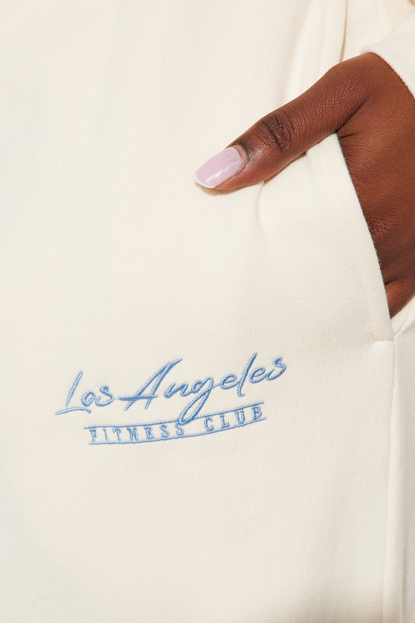West Coast Quarter Zip Sweatshirt - Ivory - Image 8