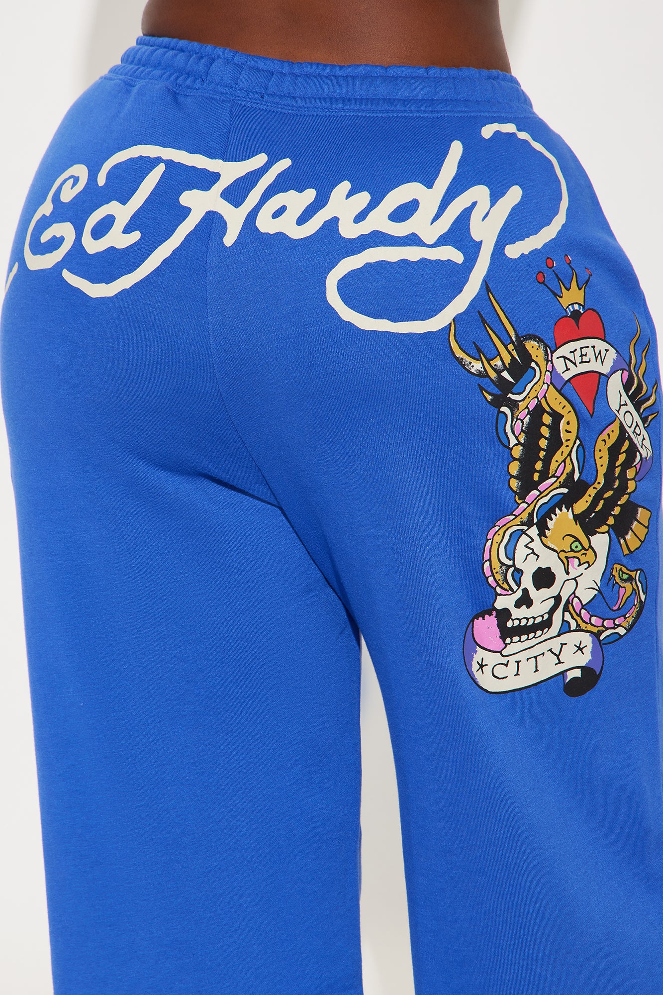 Ed Hardy Flying Skull Pant Set - Royal - Image 9