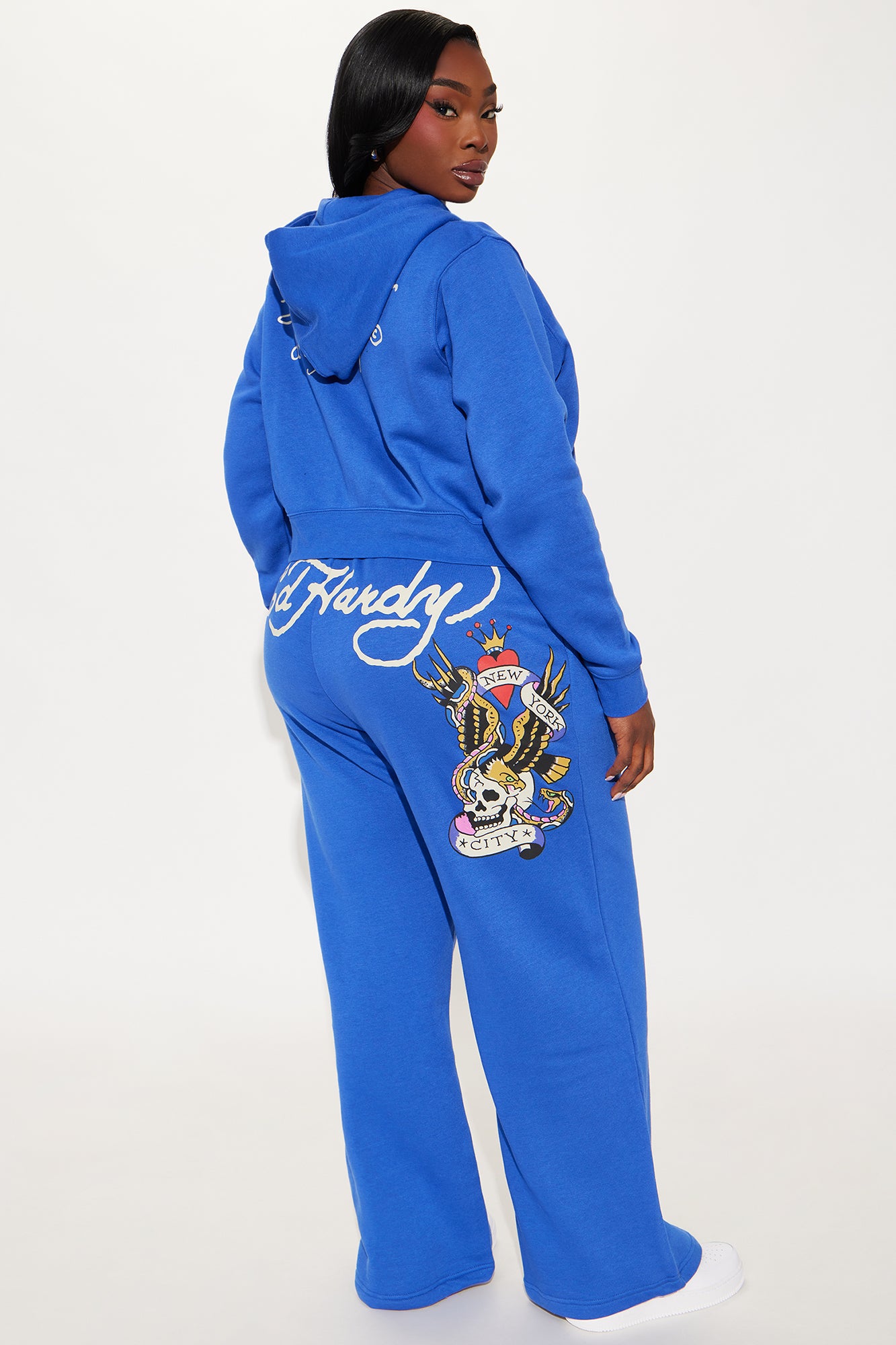 Ed Hardy Flying Skull Pant Set - Royal - Image 10