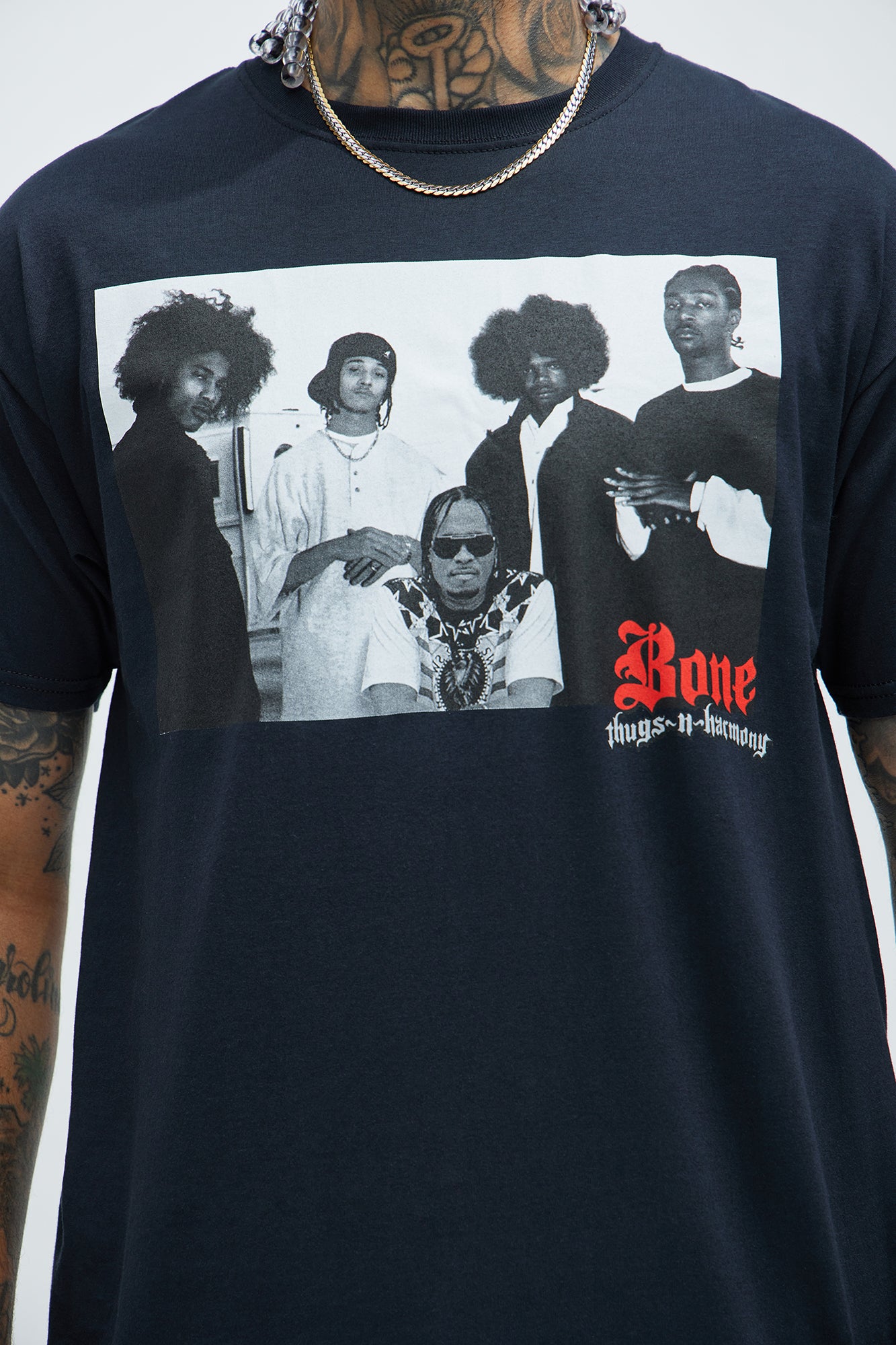 Bone Thugs N Harmony 1st Of The Month Short Sleeve Tee - Black - Image 3