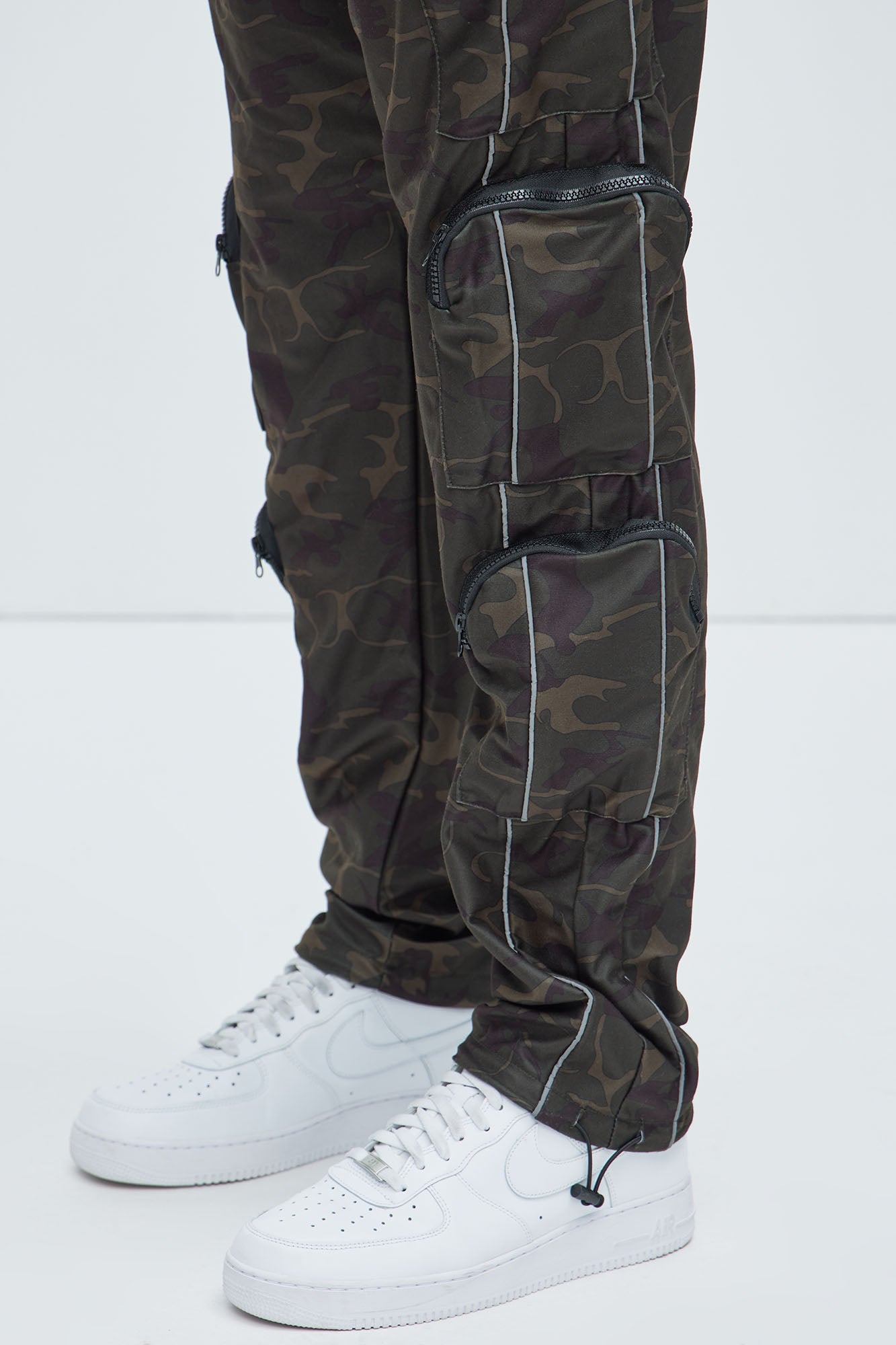 I Got You Cargo Baggy Track Pants - Camouflage - Image 4
