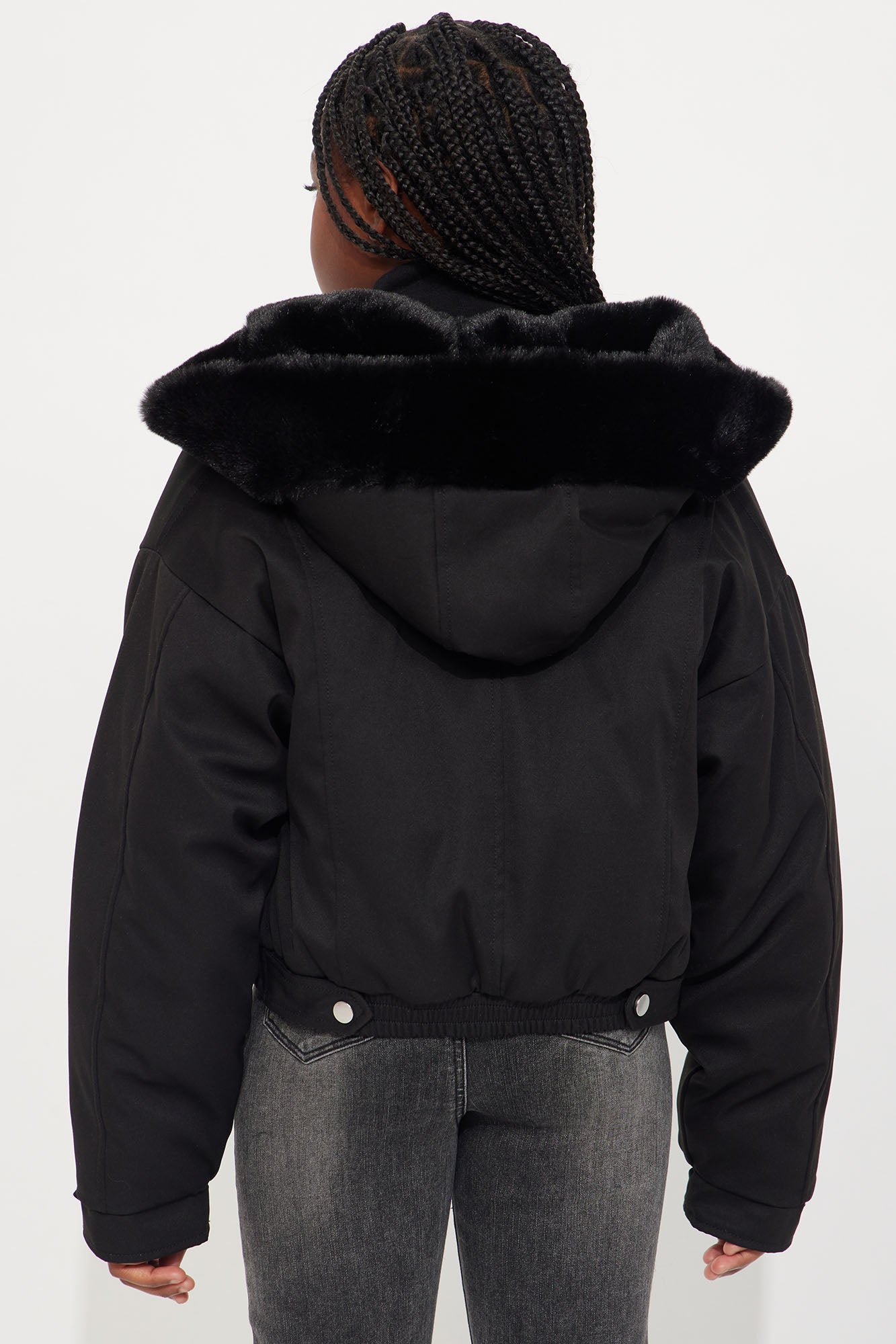 Mini Don't Keep Your Cool Puffer Jacket - Black - Image 4