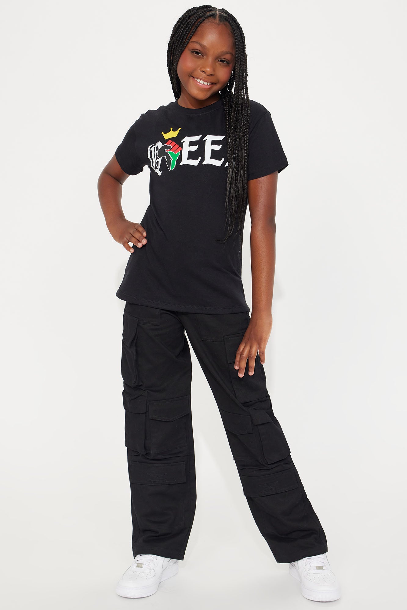 Mini African Queen T-Shirt - Black - Image 3