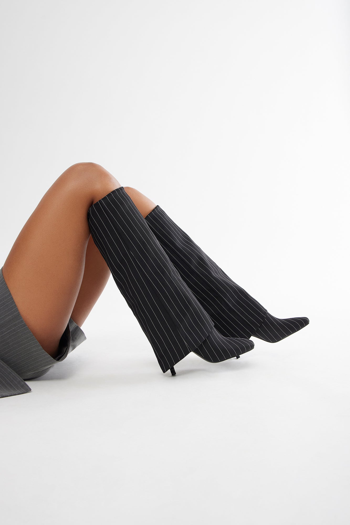 Tori Overlay Boots - Black - Image 4