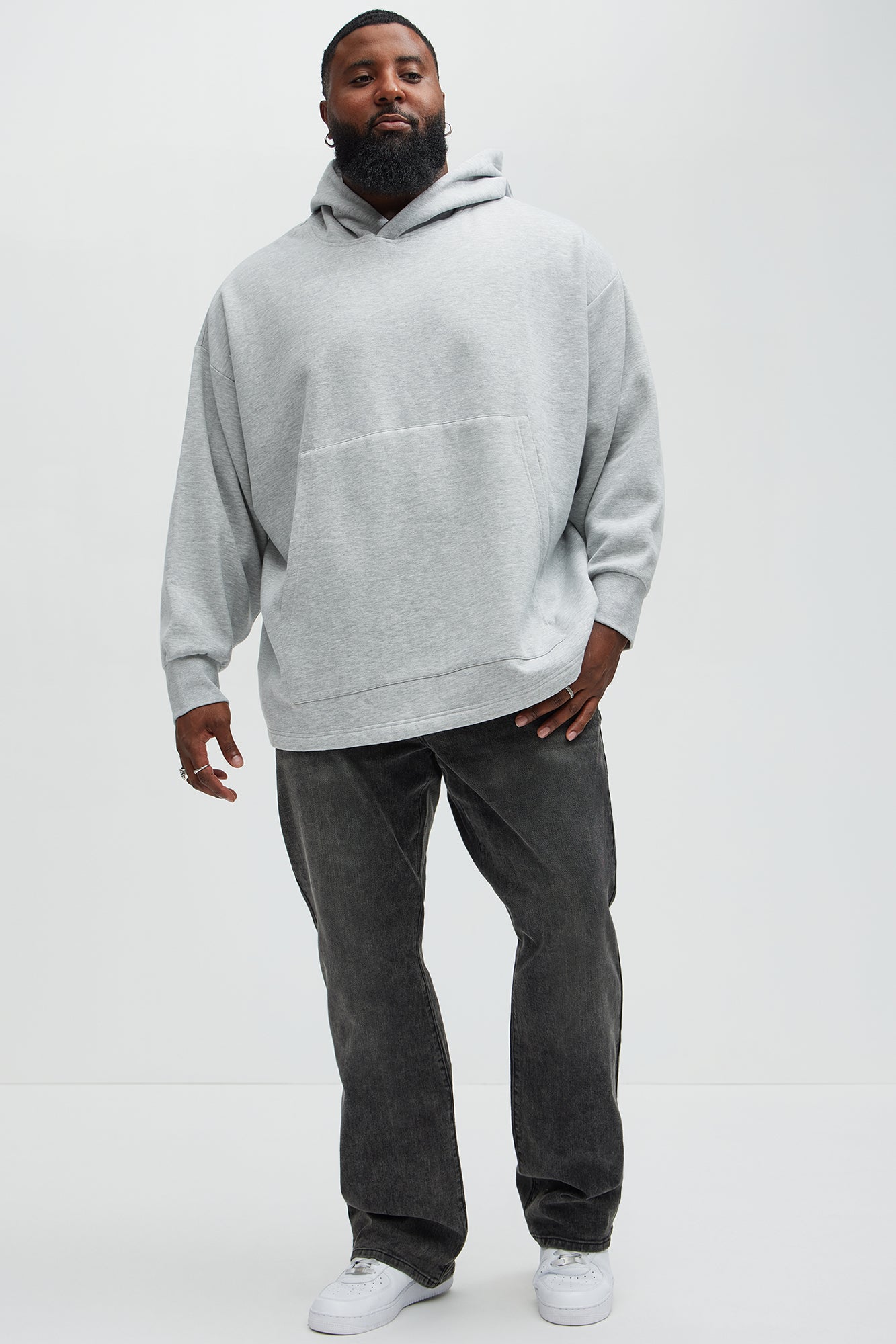 Tyson On The Go Hoodie - Heather Grey - Image 5