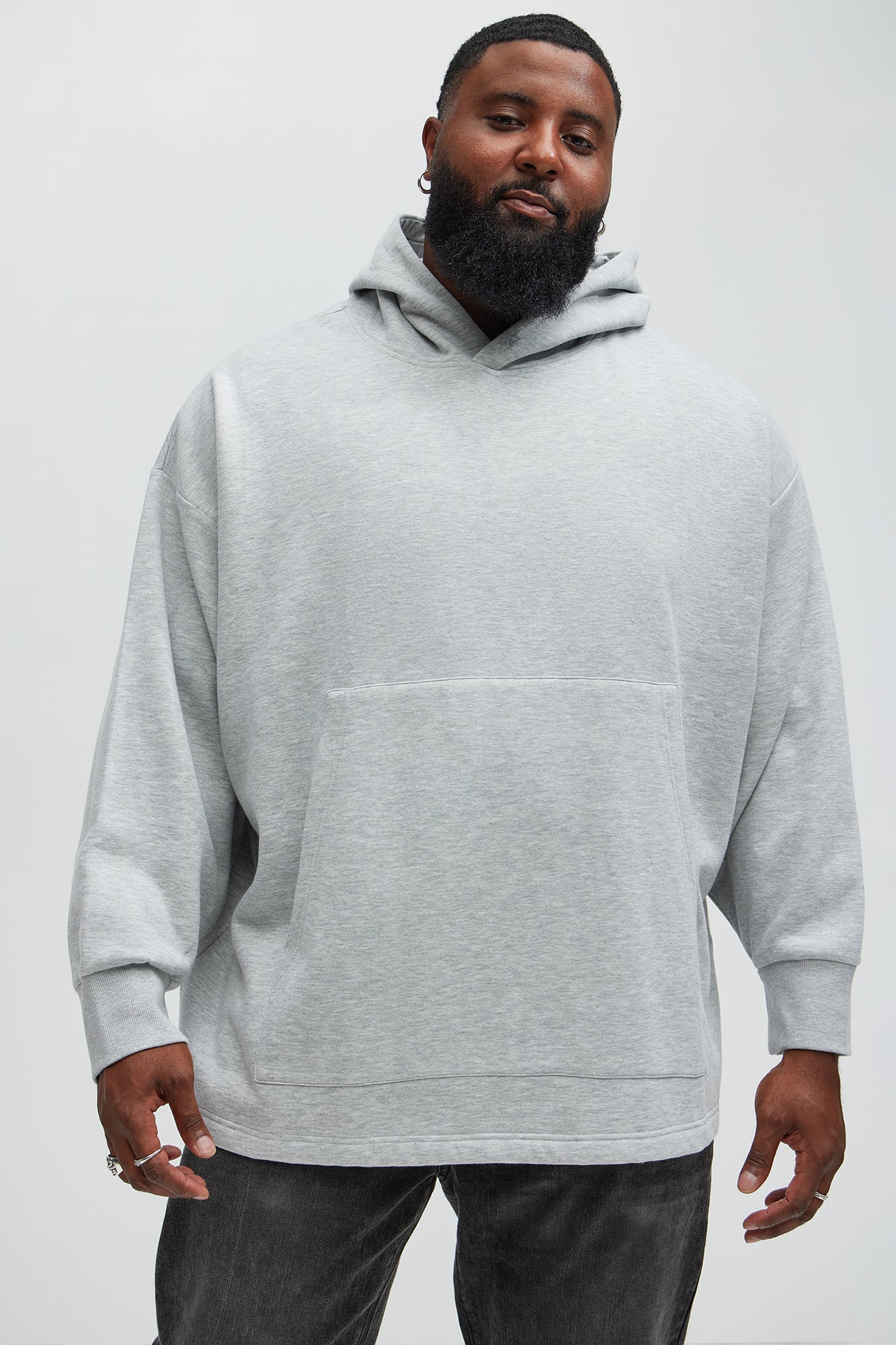 Tyson On The Go Hoodie - Heather Grey - Image 4