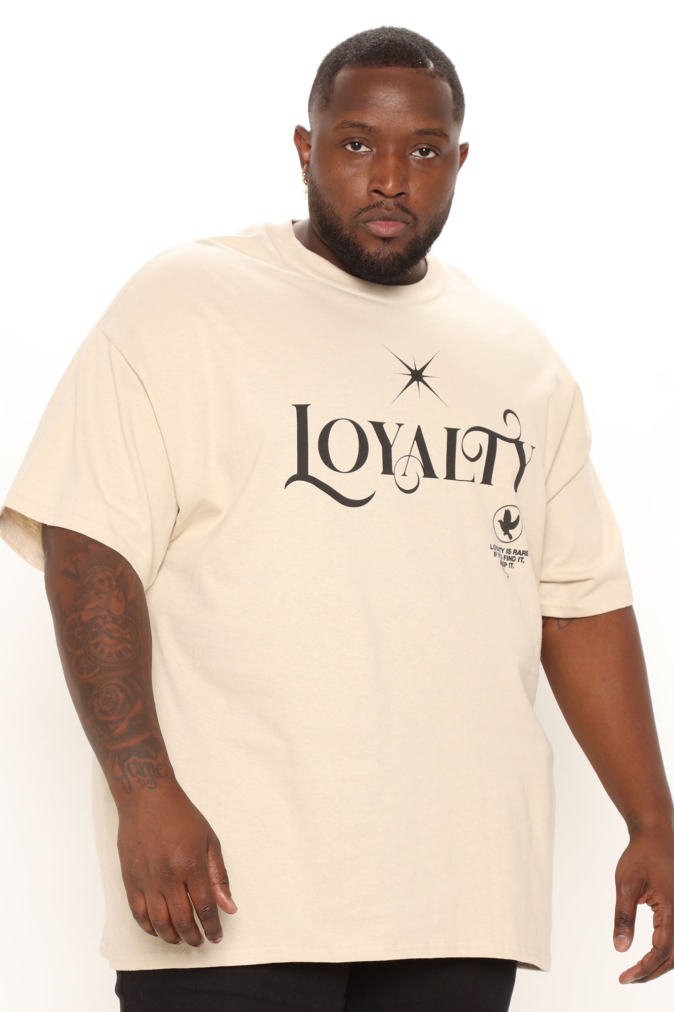 Loyalty Is Rare Short Sleeve Tee - Sand - Image 6